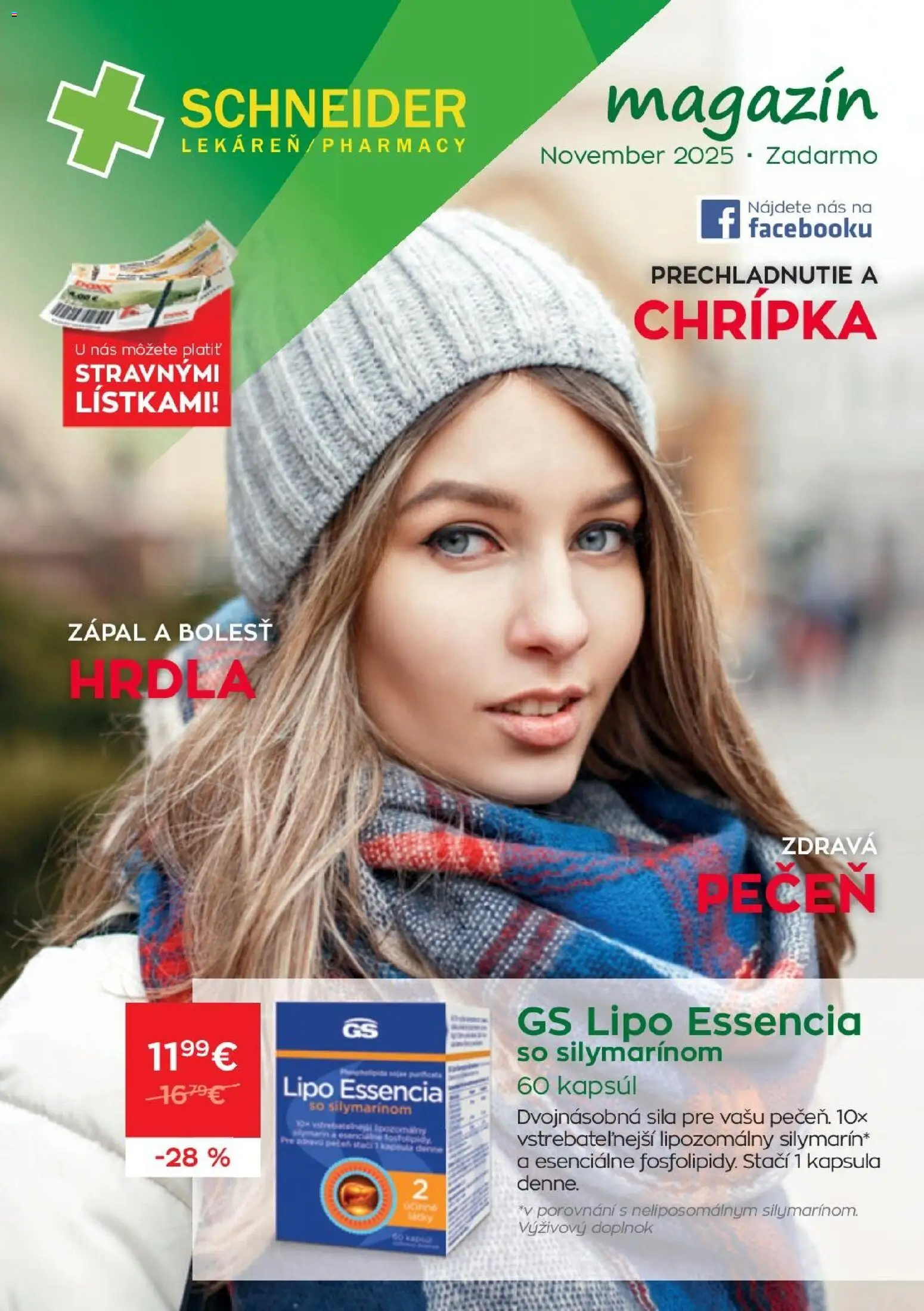 Nové Schneider lekáreň akcie – leták je platný od 01.11.2025 | Strana: 1