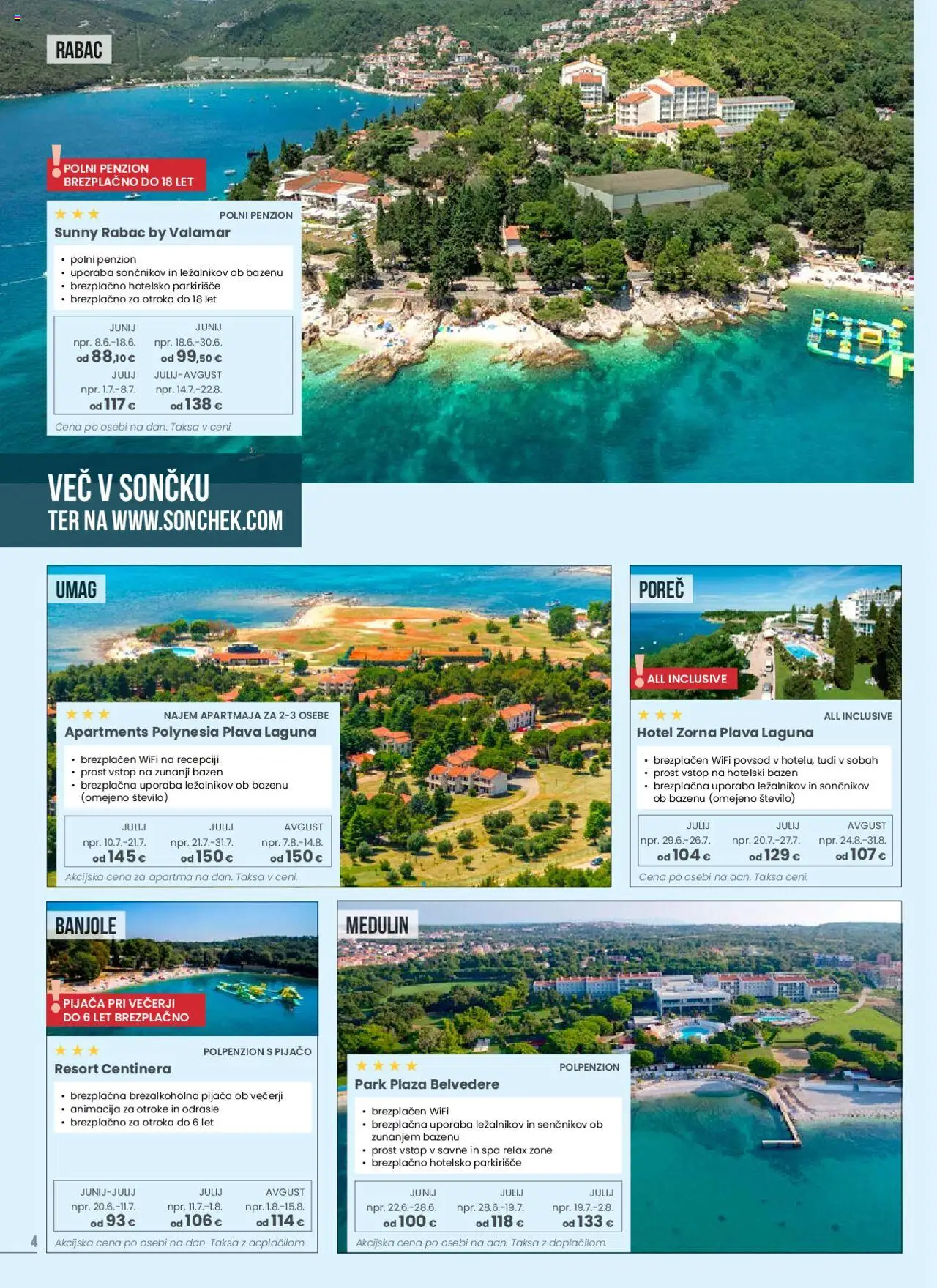 Sonček katalog jadran │ velja od 01.06.2025 | Stran: 4 | Izdelki: Bazen