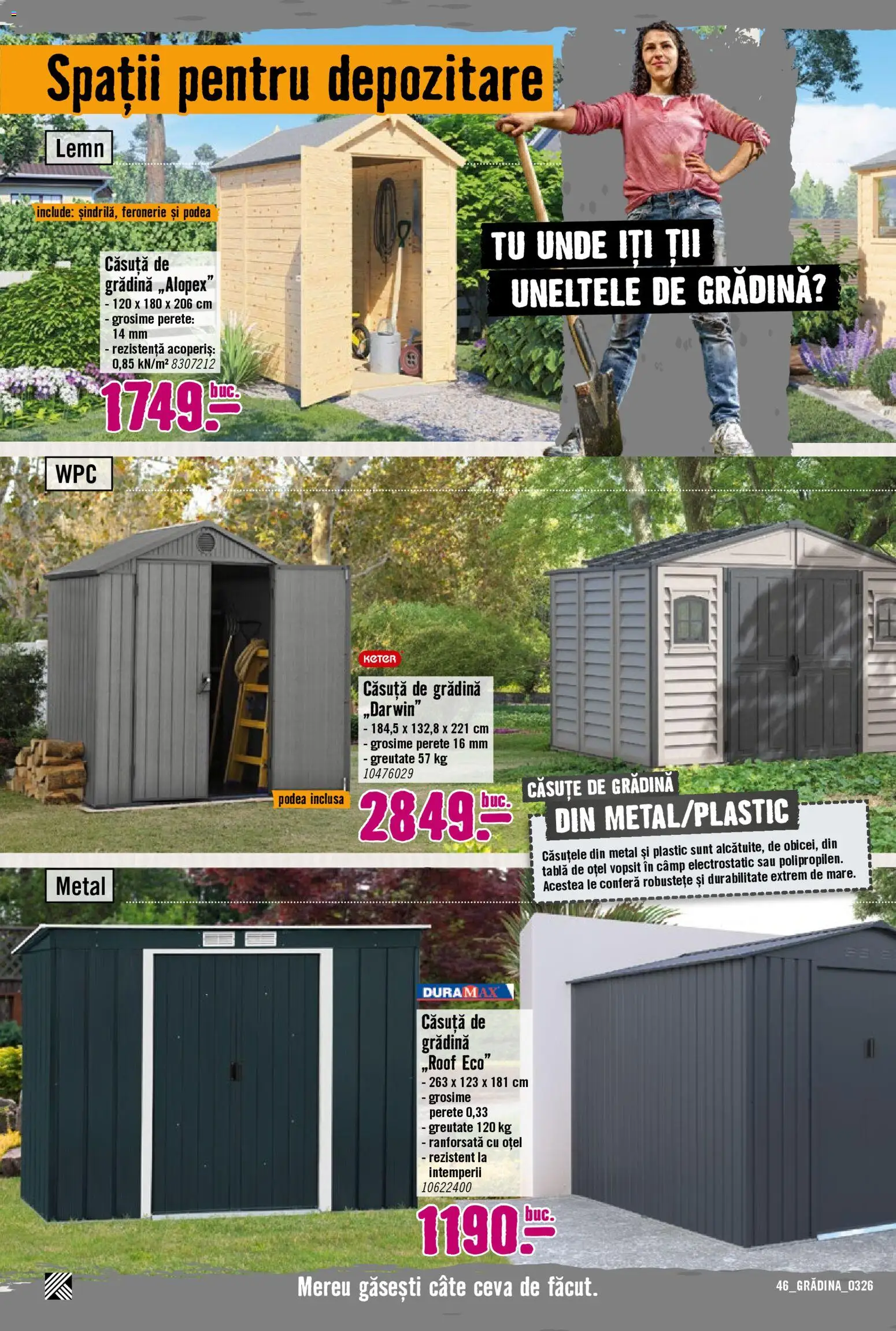 Noul catalog Hornbach – valabil de la 23.03.2026 | Pagină: 46 | Produse: Tablă