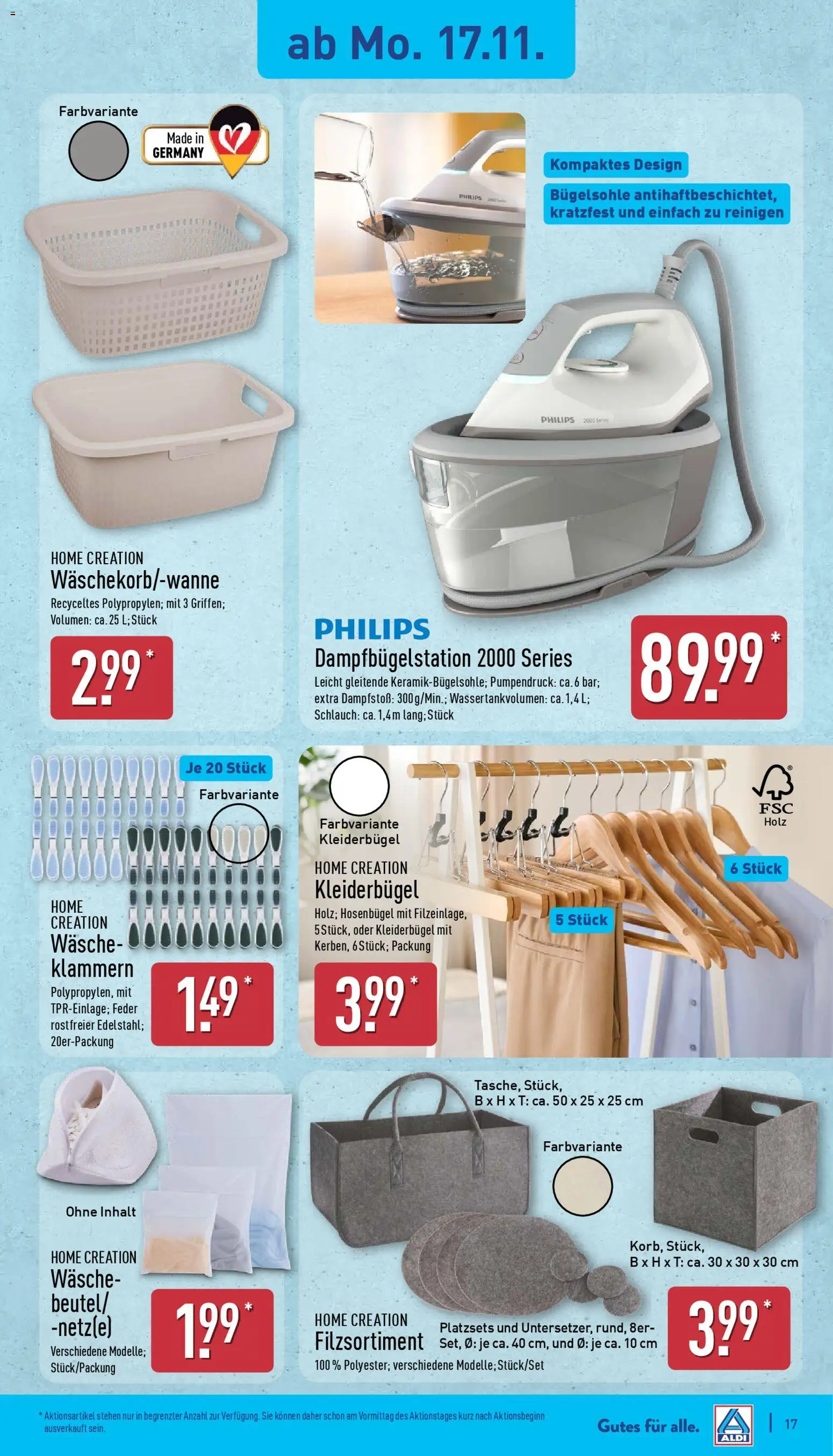 Aldi Prospekt 	 – gültig ab 17.11.2025 | Seite: 17