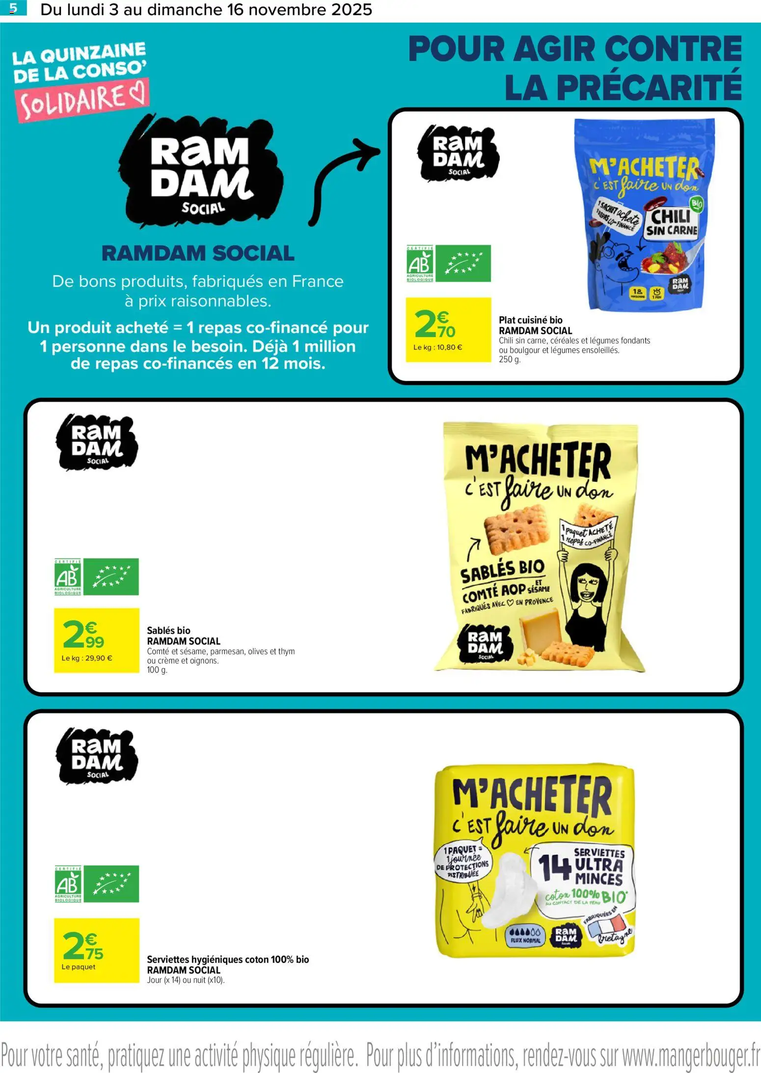 {H1} | Page: 5 | Produits: Olives, Coton, Céréales, Crème