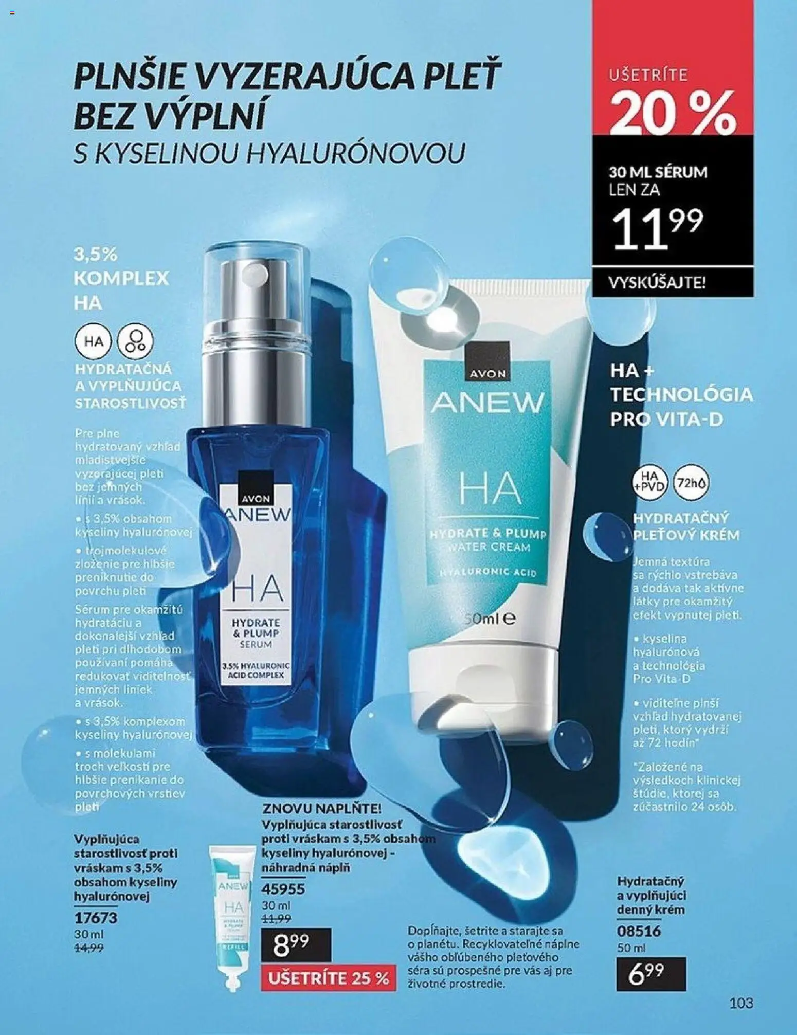 Nové Avon akcie – leták je platný od 01.05.2026 | Strana: 103 | Produkty: Krém