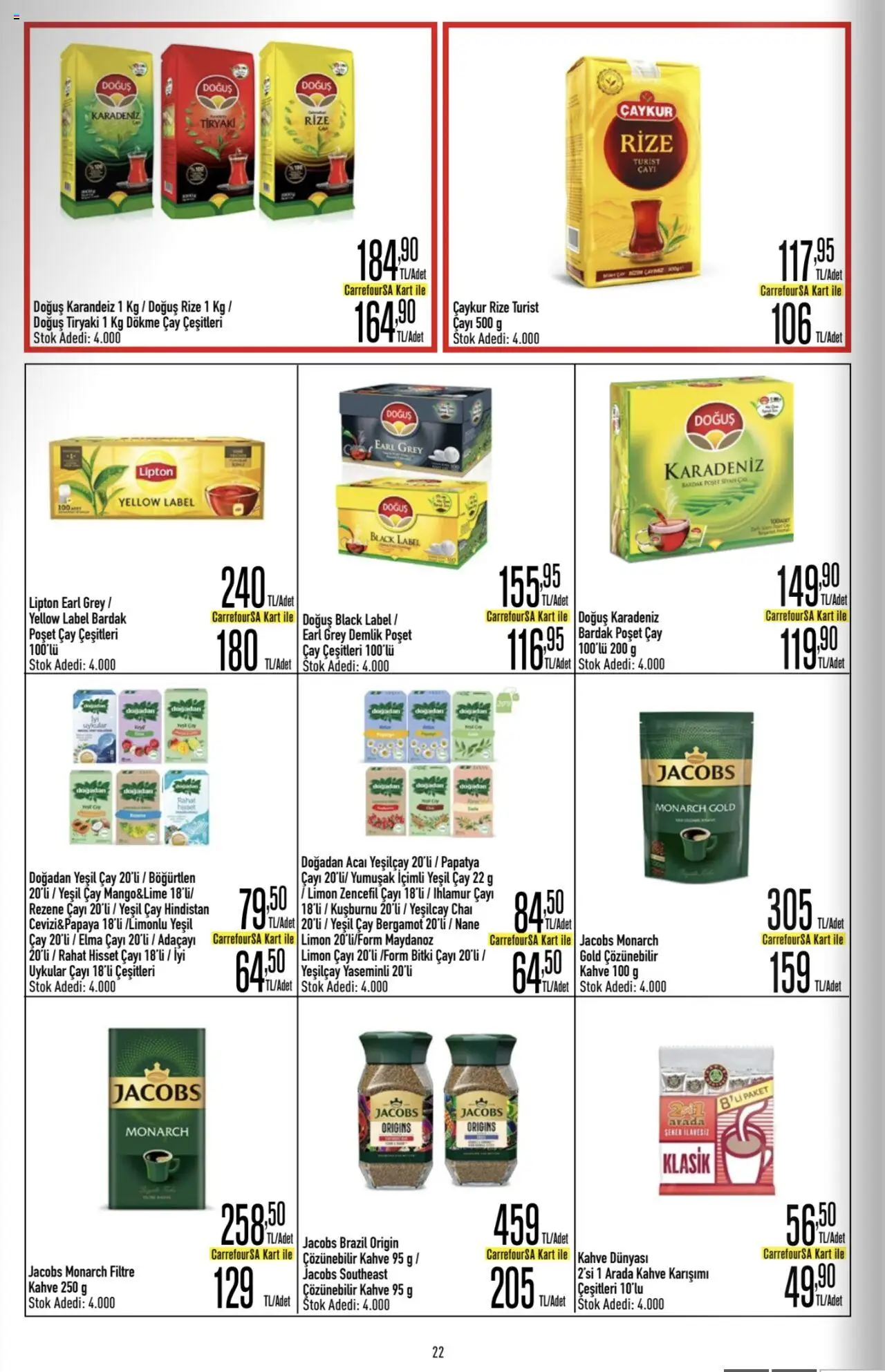 CarrefourSA Katalog - 26.06.2025 tarihinden itibaren geçerlidir | Sayfa: 22 | Ürünler: Kahve, Şeker, Maydanoz, Nane