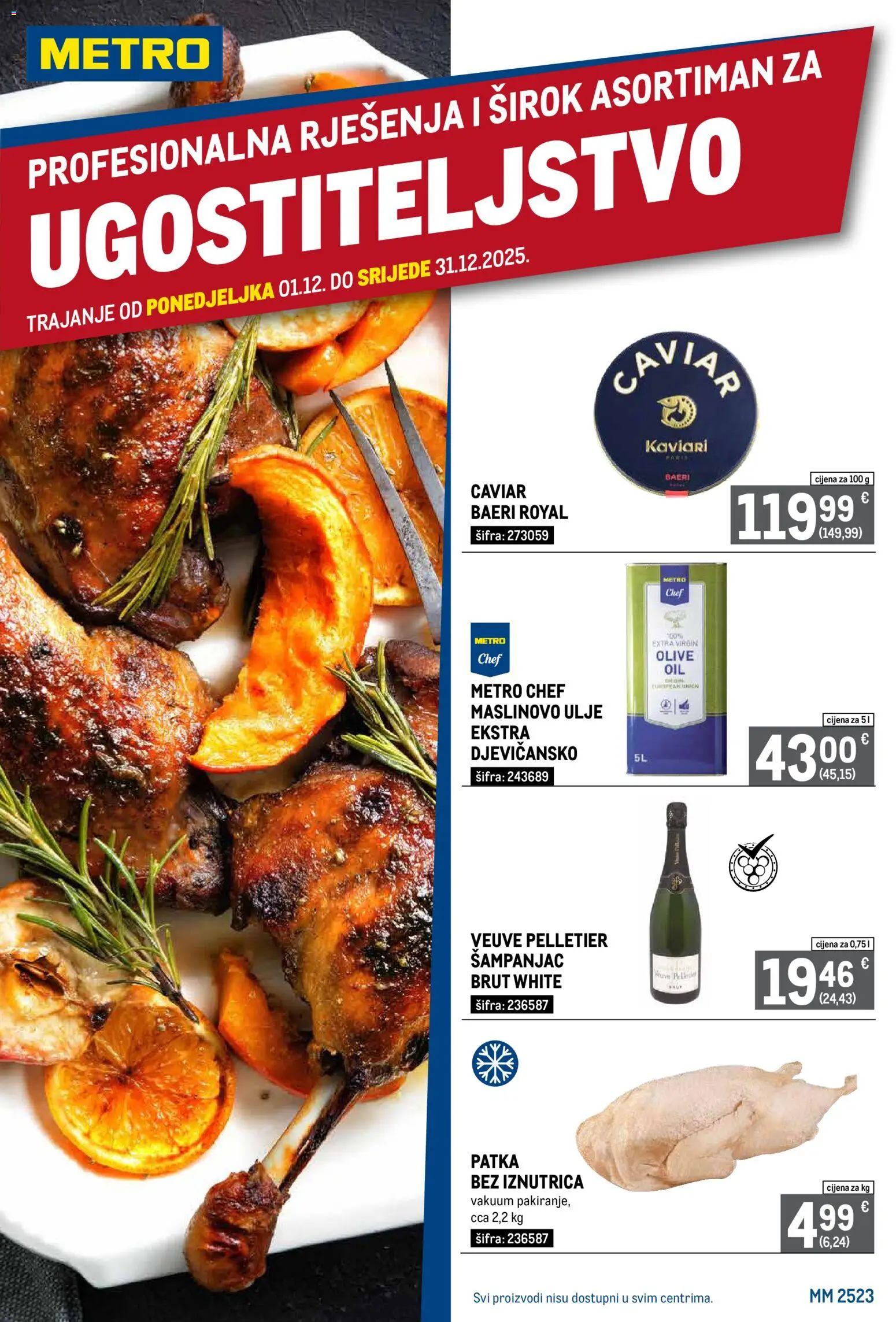 Metro katalog | vrijedi od 01.12.2025 | Stranica: 1 | Proizvodi: Ulje, Maslinovo ulje