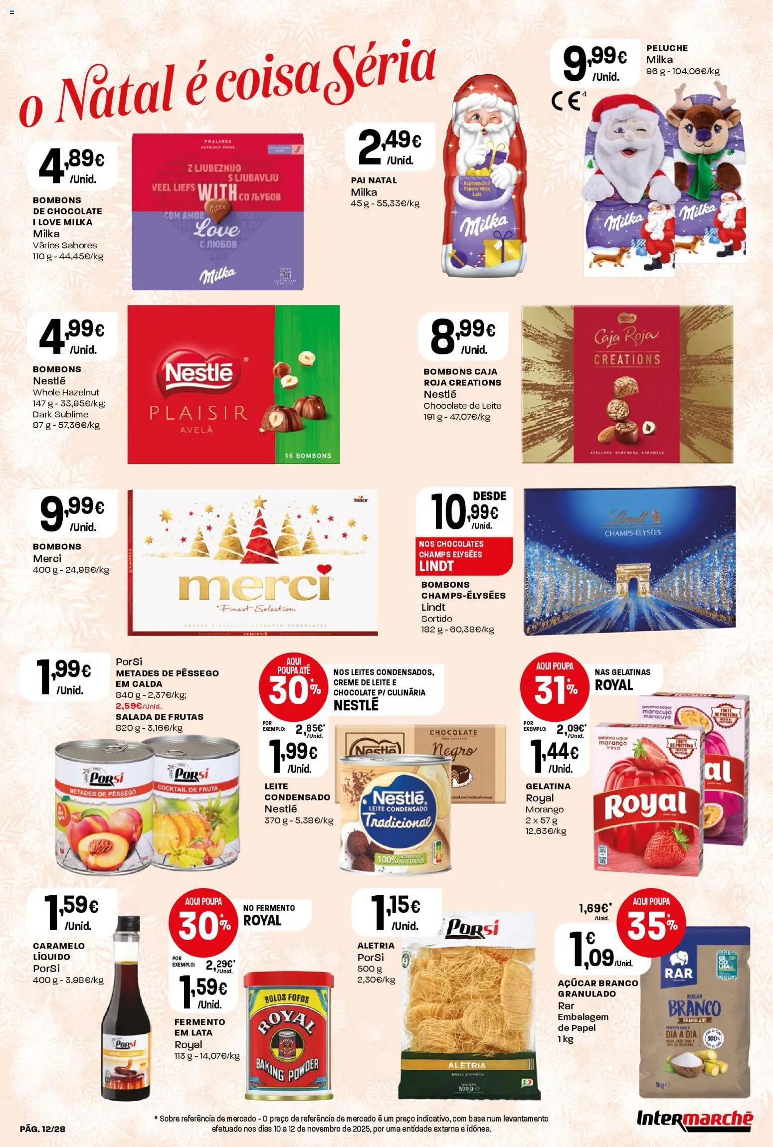 Intermarché Folheto Contact │ válido de 18.12.2025 | Página: 12 | Produtos: Gelatina, Leite condensado, Base, Creme de leite