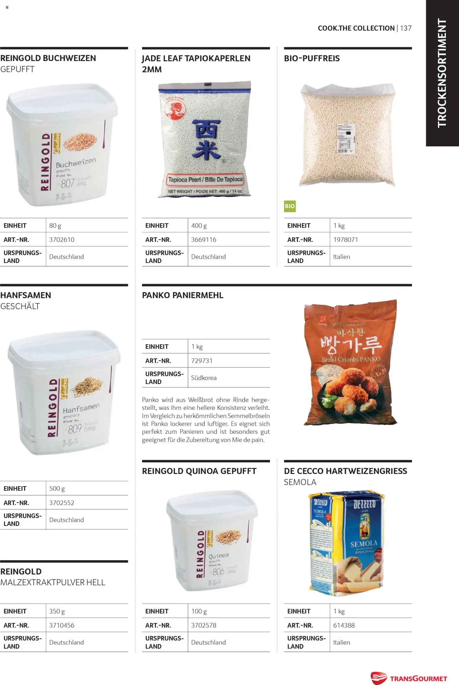 Transgourmet Cook Look-Book gültig ab 08.04.2026 | Seite: 137