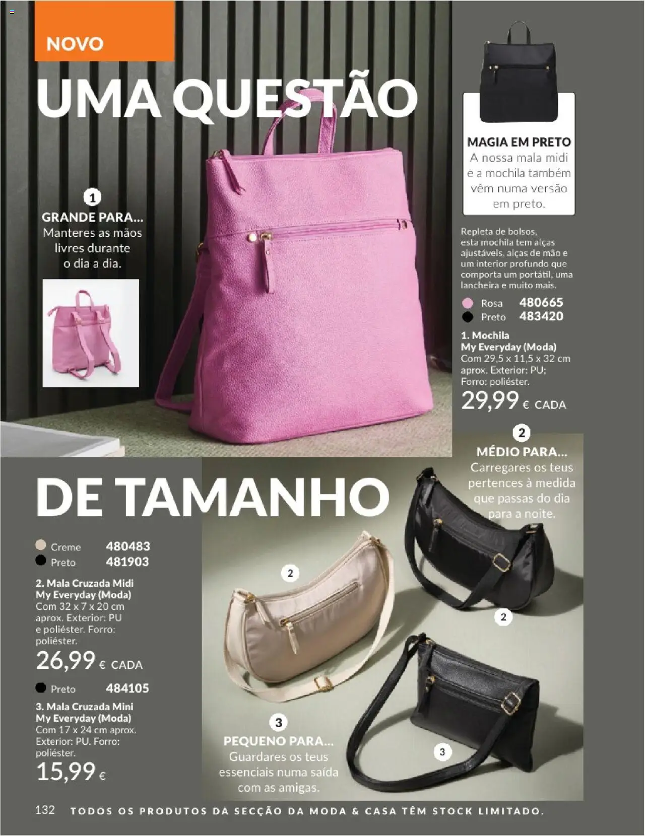 Catálogo Avon Campanha 8 │ válido de 01.08.2025 | Página: 132 | Produtos: Mochila, Creme