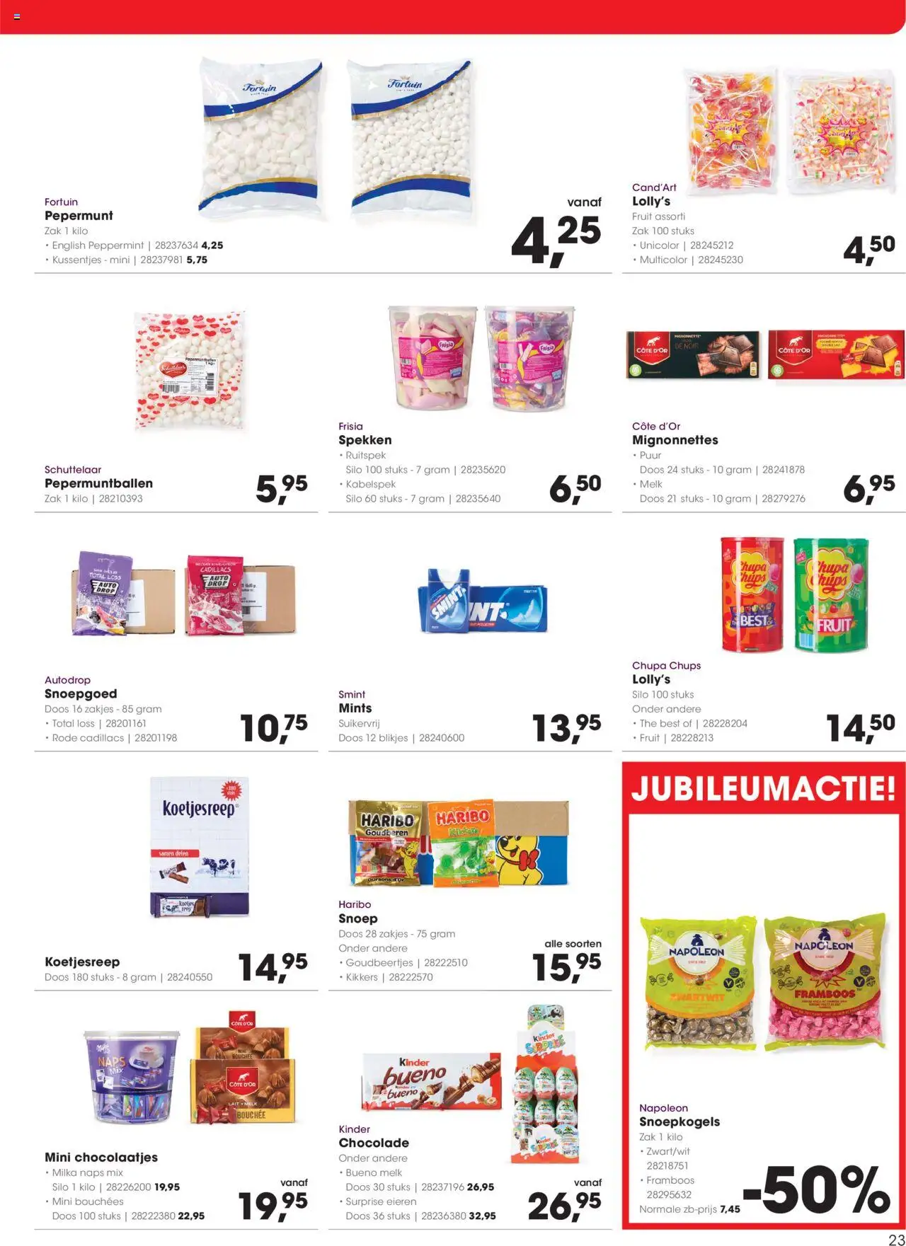  | Pagina: 23 | Producten: Snoep, Melk, Eieren, Csirkebőr