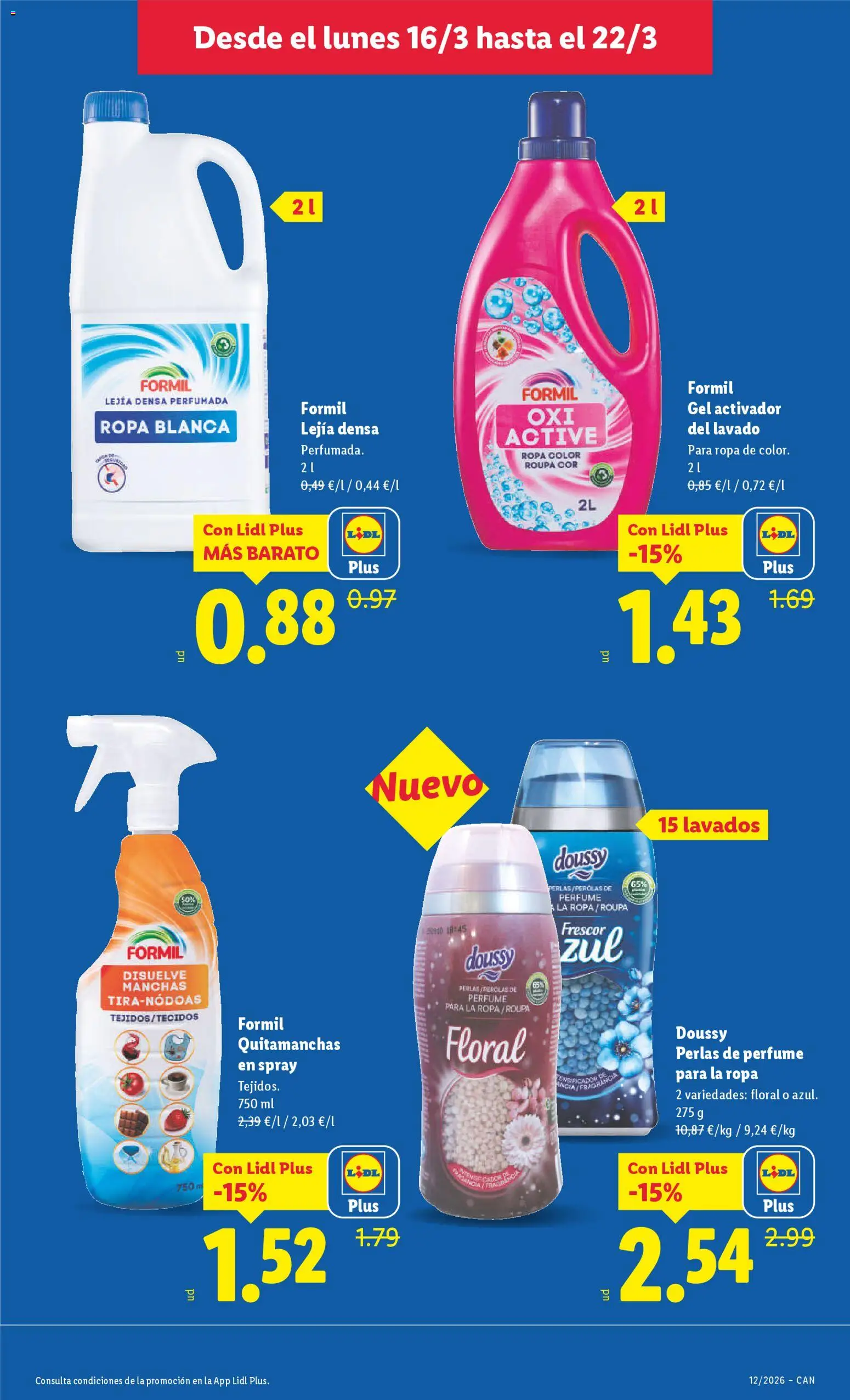 Lidl folleto │ válido desde el 16.03.2026 | Página: 23 | Productos: Perfume, Fragancia, Quitamanchas, Ropa