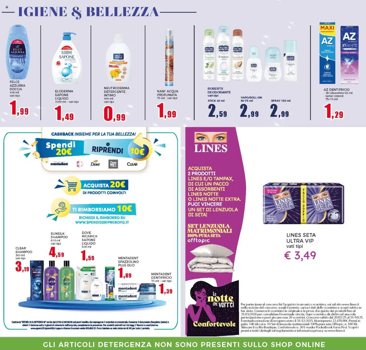 Volantino Happy Casa del 04.06.2025 | Pagina: 46 | Prodotti: Sapone, Spazzolino, Intimo, Lenzuola