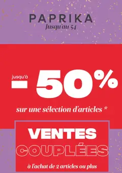 Paprika folder / publicité - Voorbeeld van een folder van Paprika, geldig van 29.12.2025