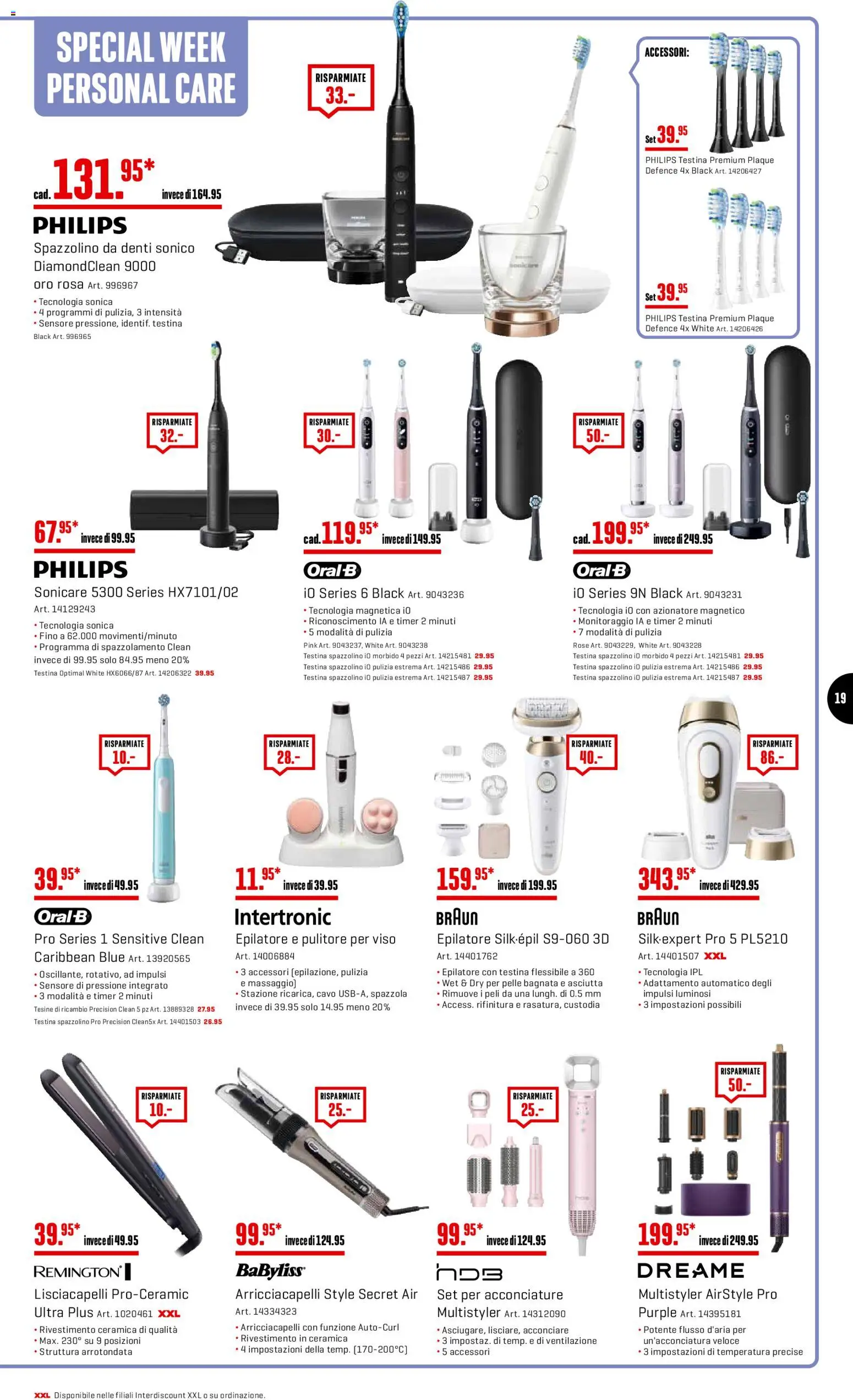 Interdiscount aktionen IT – gültig ab 23.03.2026 | Seite: 19 | Produkte: Philips