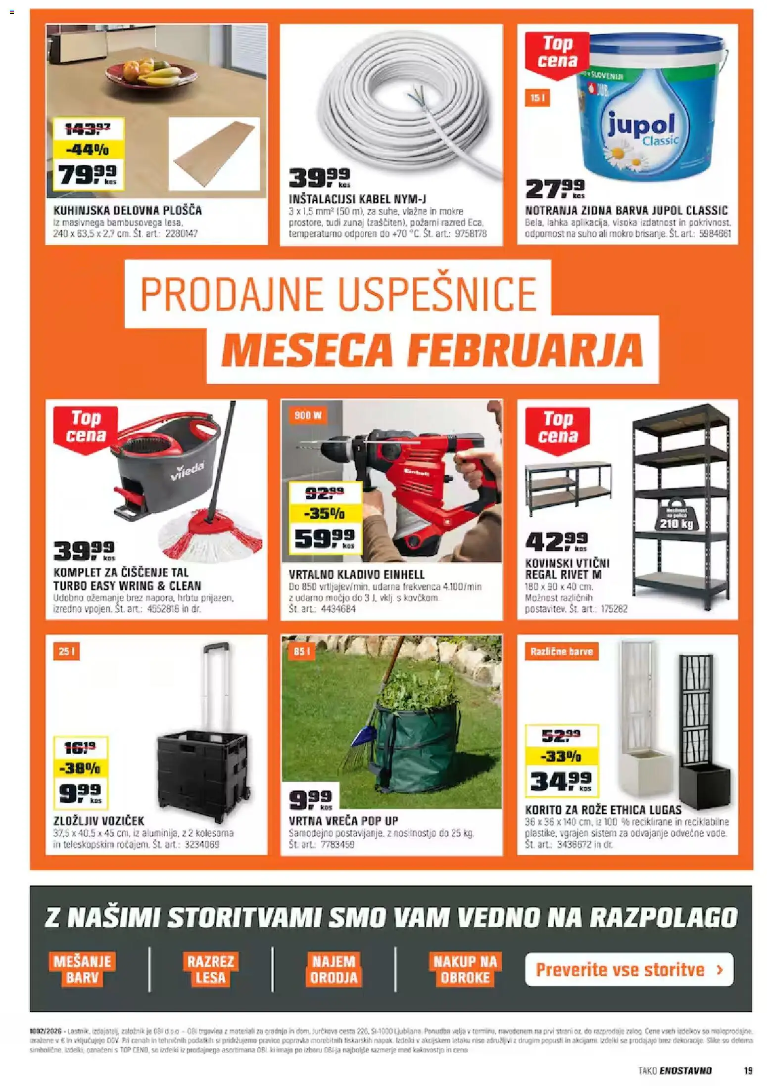 Novi OBI katalog ponudbe – veljaven od 03.02.2026 | Stran: 19