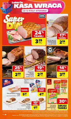 Carrefour Gazetka od 15.09.2025 | Strona: 16 | Produkty: Parówki, Kiełbaski, Parówki z indyka, Boczek