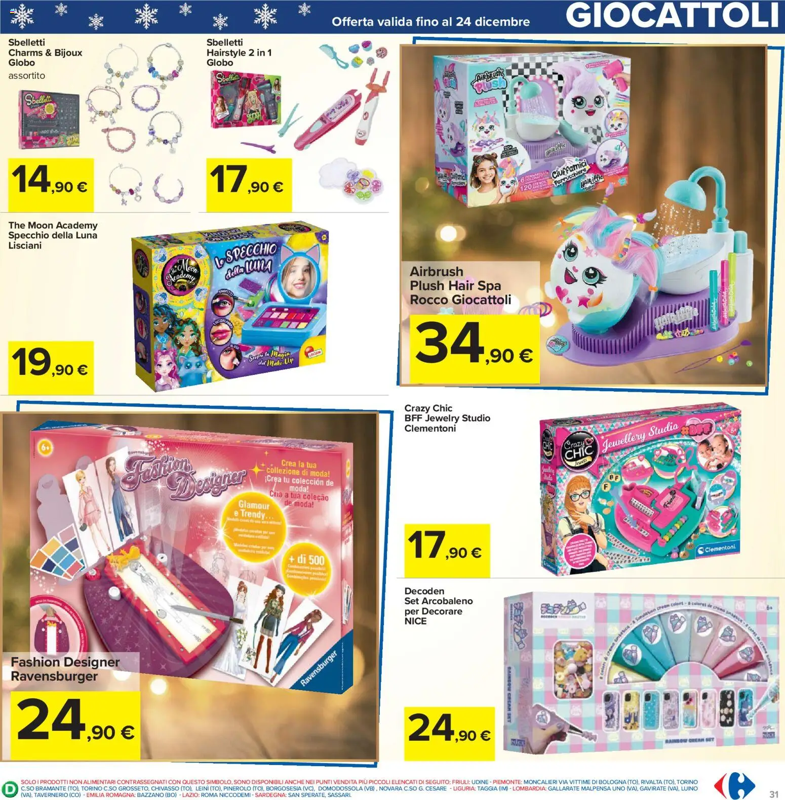 Volantino Carrefour del 02.12.2025 | Pagina: 31 | Prodotti: The, Specchio