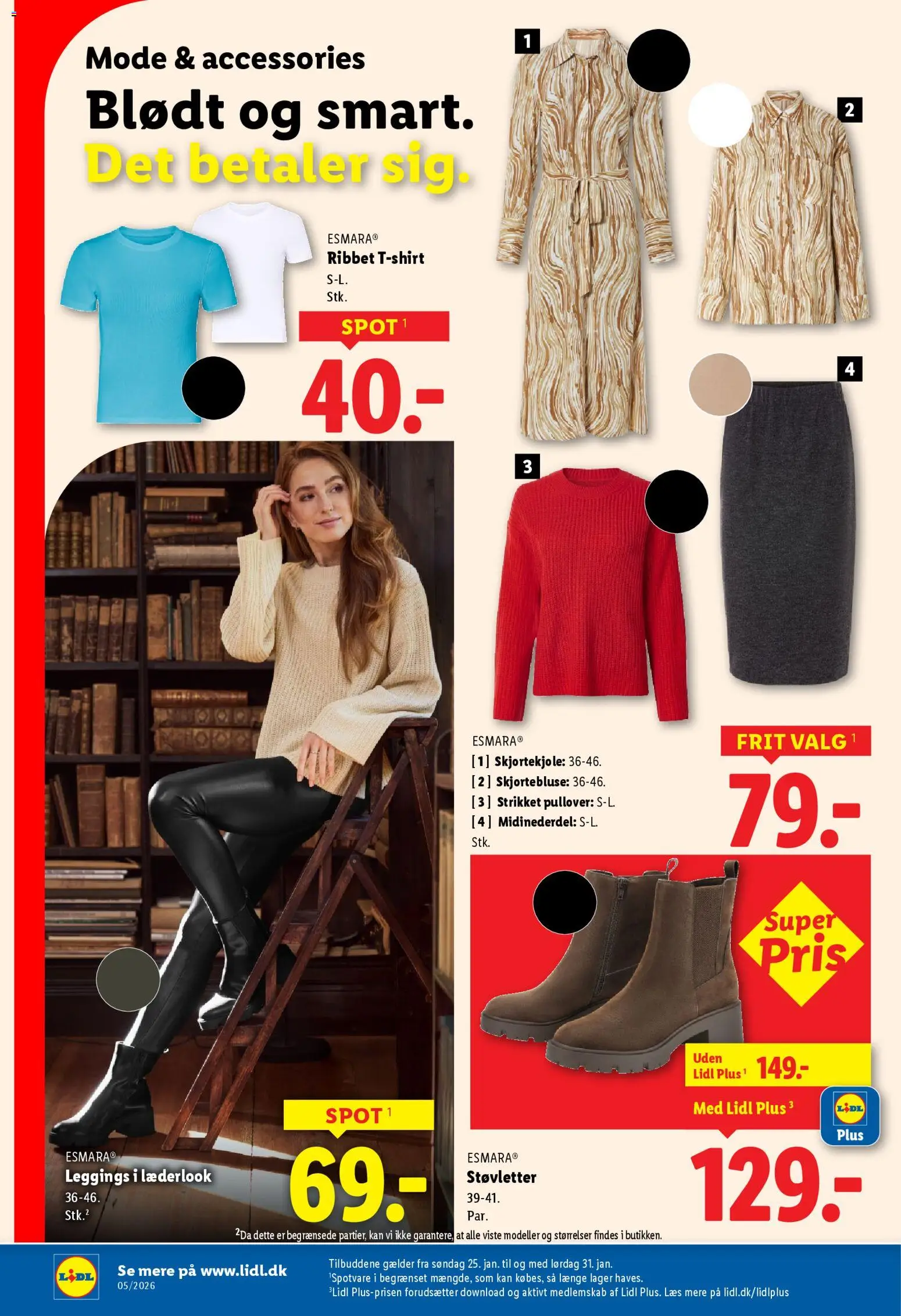 Lidl tilbudsavis – gyldig fra 29.01.2026 | Side: 32 | Produkter: Leggings, Søm