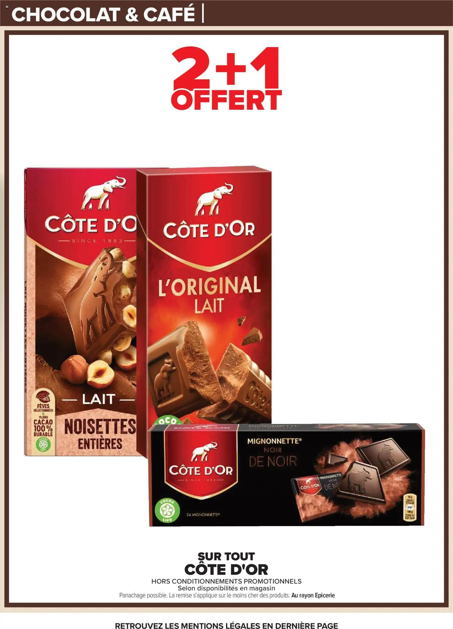 {H1} | Page: 19 | Produits: Noisettes, Mignonnette Côte d'Or, Café, Chocolat
