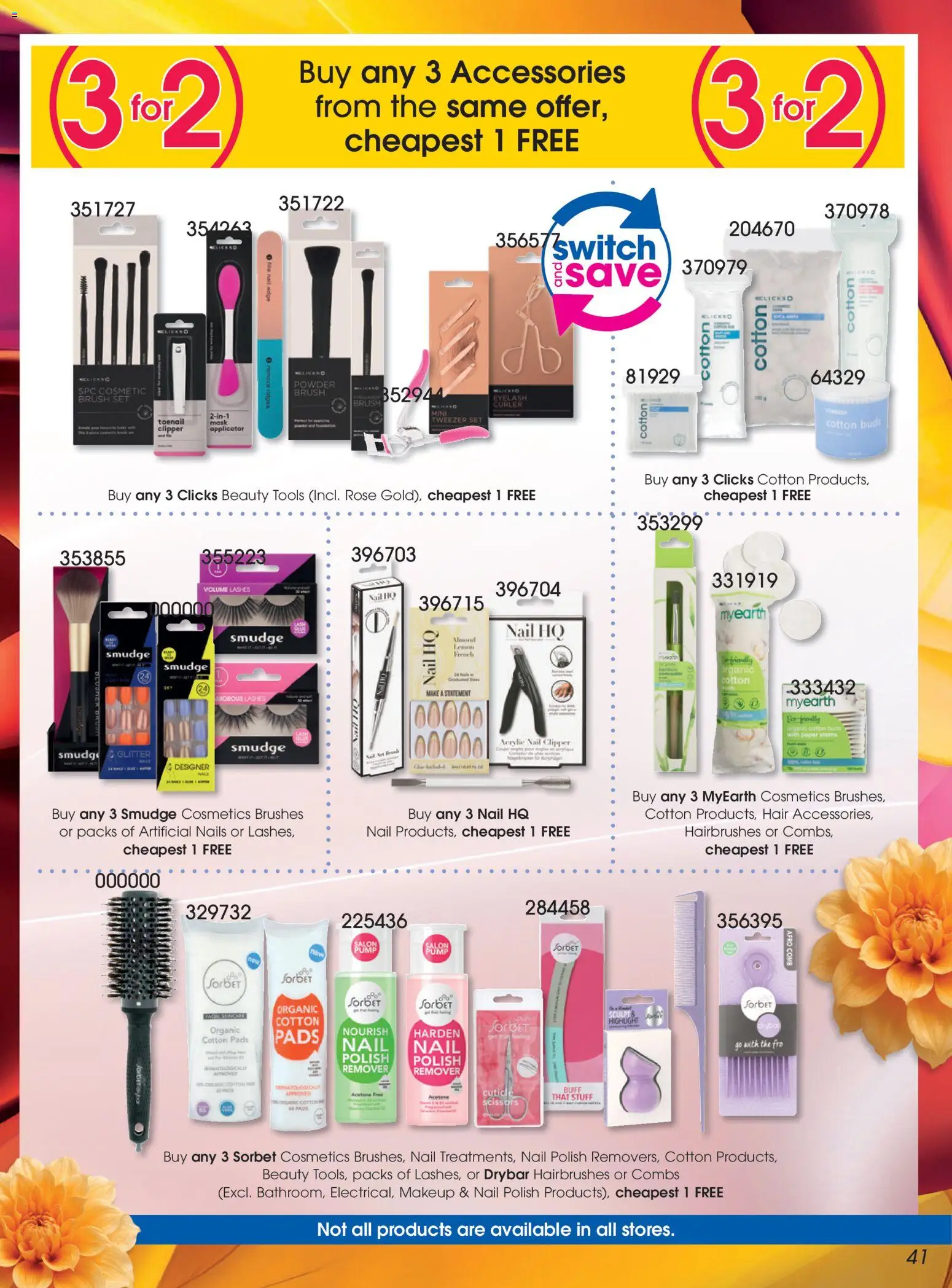 New Clicks catalogue – valid from 25.03.2026 | Page: 41 | Products: Art, Powder, Nail polish, Paper