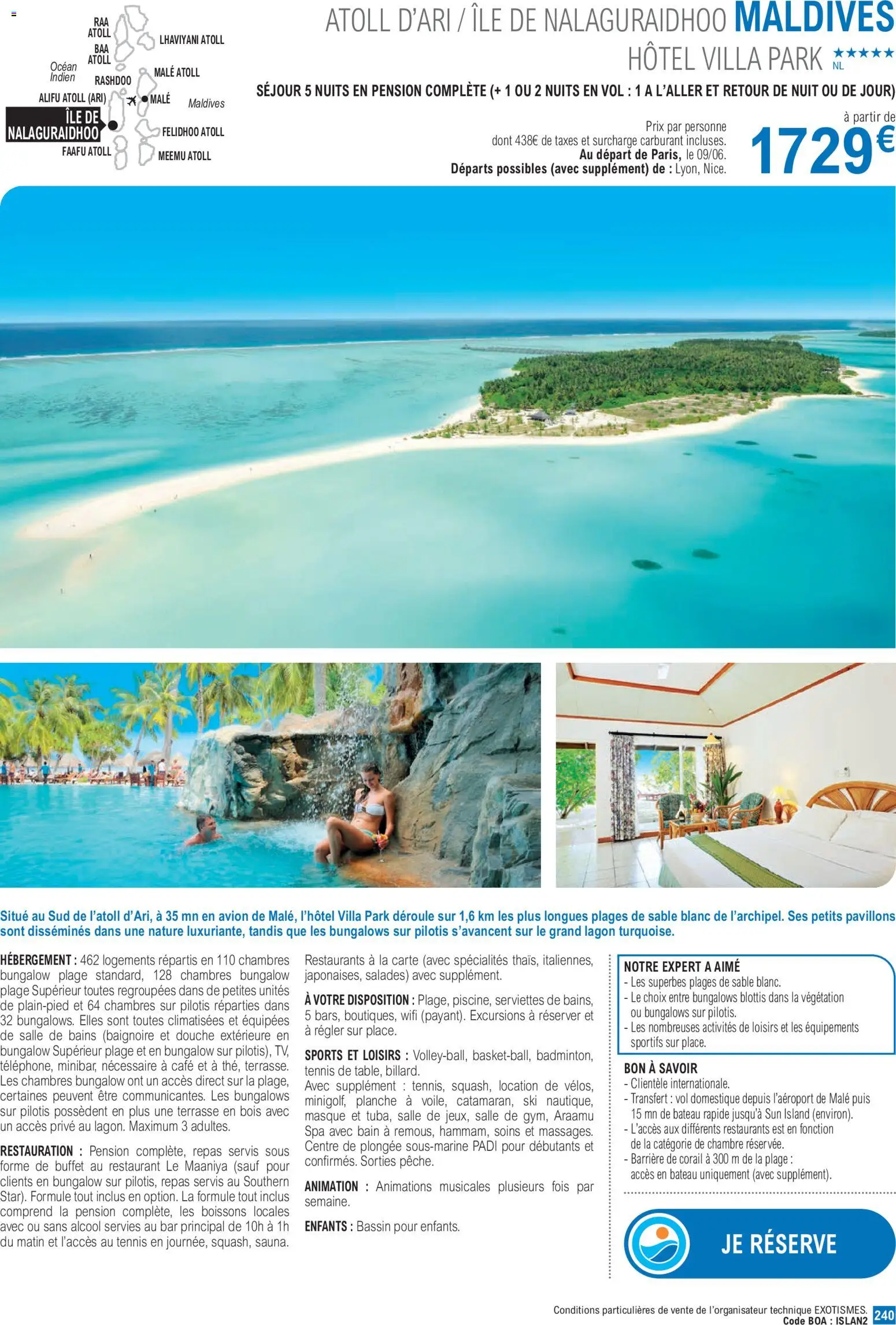 {H1} | Page: 240 | Produits: Masque, Ski, Buffet, Douche