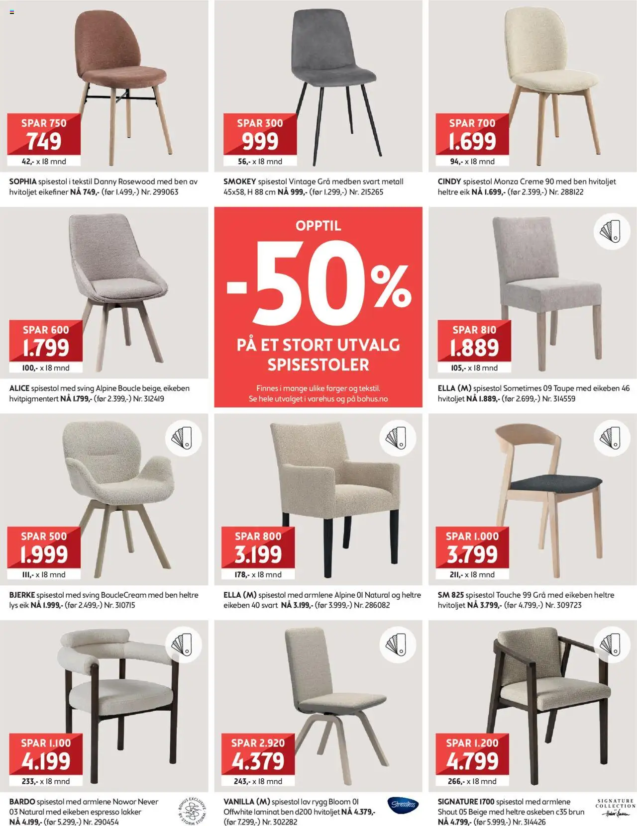  | Side: 19 | Produkter: Spisestol, Lys