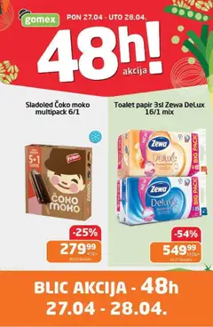 Gomex katalog Blic akcija - pregled Gomex kataloga - važi od 27.04.2026
