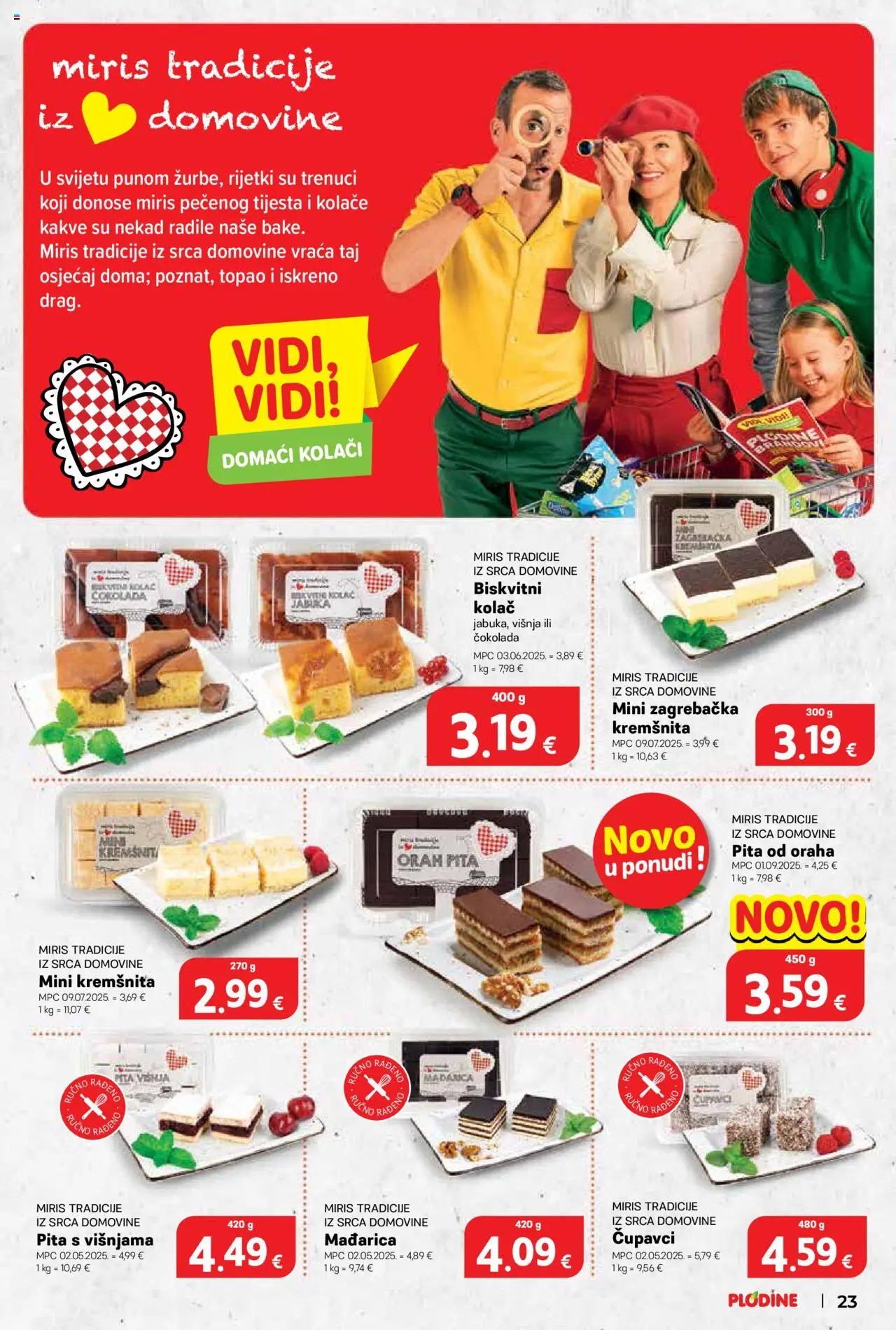 Plodine katalog | vrijedi od 22.10.2025 | Stranica: 23 | Proizvodi: Miris, Čokolada, Pita, Orah