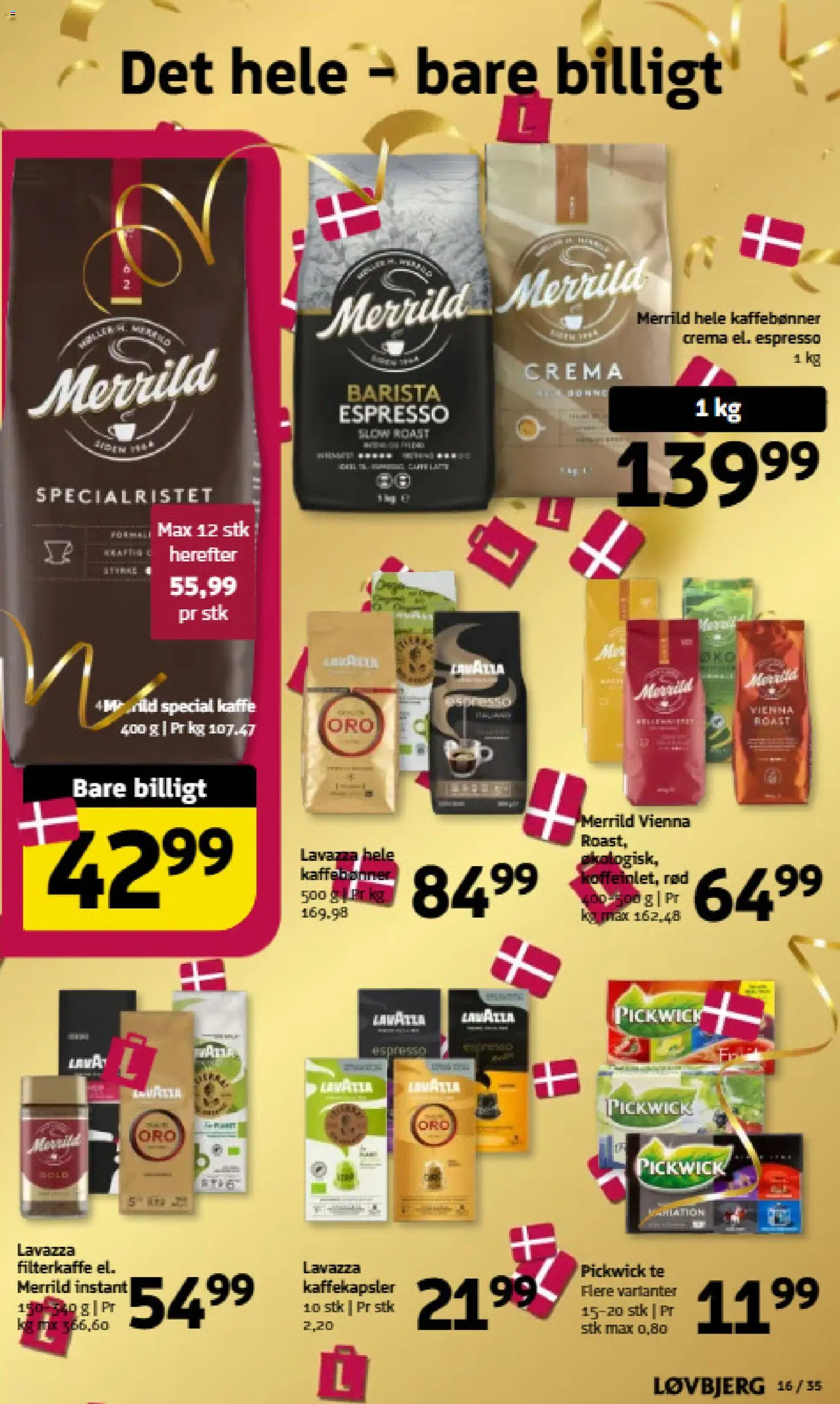Løvbjerg tilbudsavis – gyldig fra 02.01.2026 | Side: 16 | Produkter: Kaffe, Te