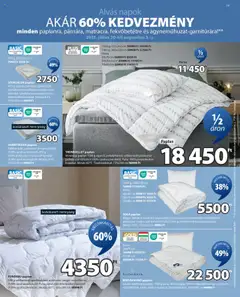 JYSK akciós ujság - amely érvényes a következő dátumtól: 30.07.2025 | Oldal: 19 | Termékek: Paplan, Párna, Pehely