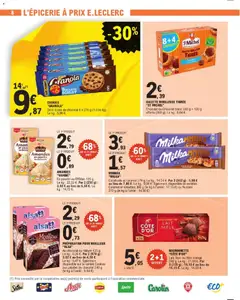 E.Leclerc - Prévisualisation de AMANDES "VAHINÉ", En poudre ou Effilées 125 g. Par 2 (250 g) : 3,68 € au lieu de 5,58 €. valide à partir de 14.04.2026 | Page: 8