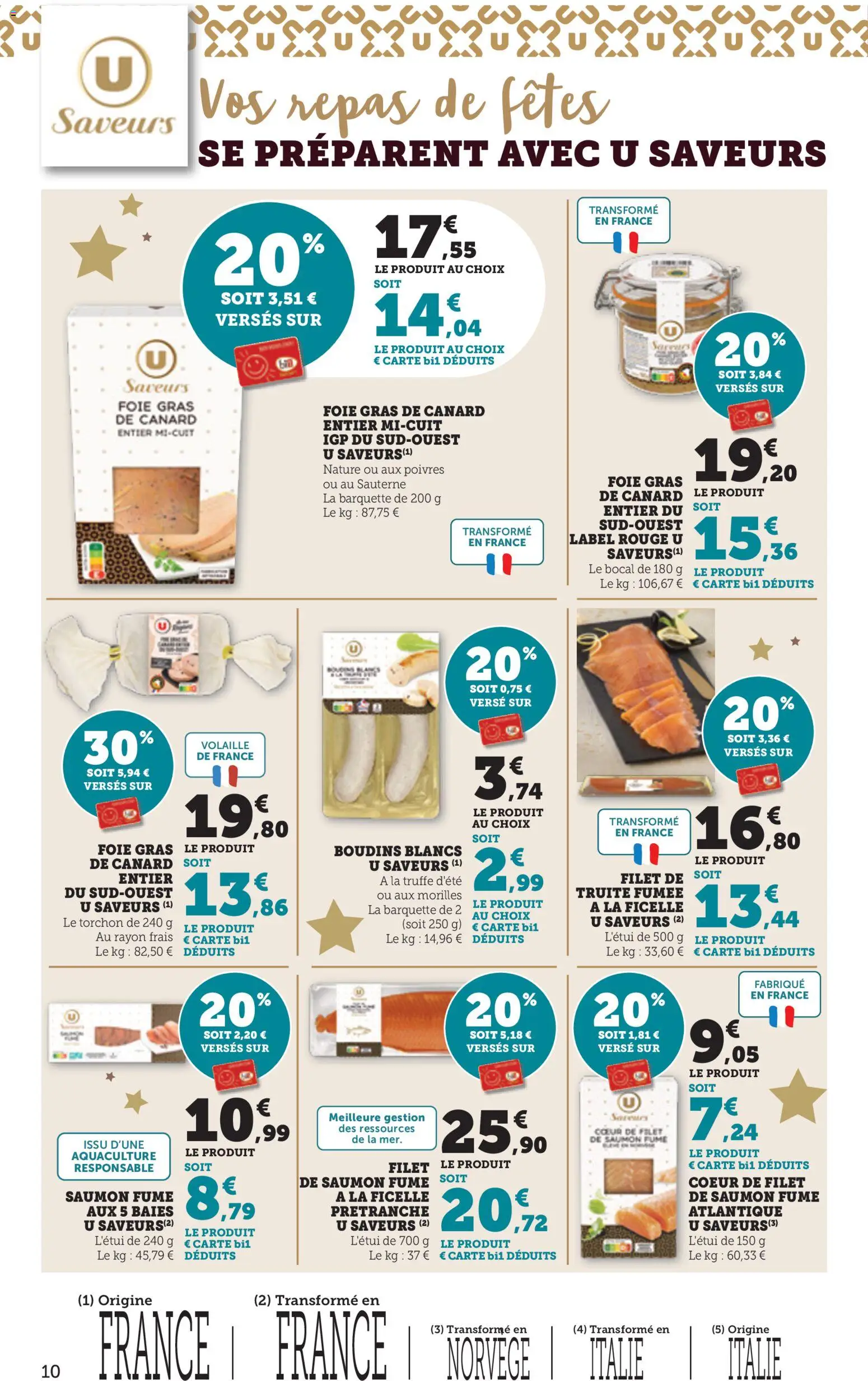 {H1} | Page: 10 | Produits: Foie Gras de Canard, Torchon, Gras de canard entier, Volaille