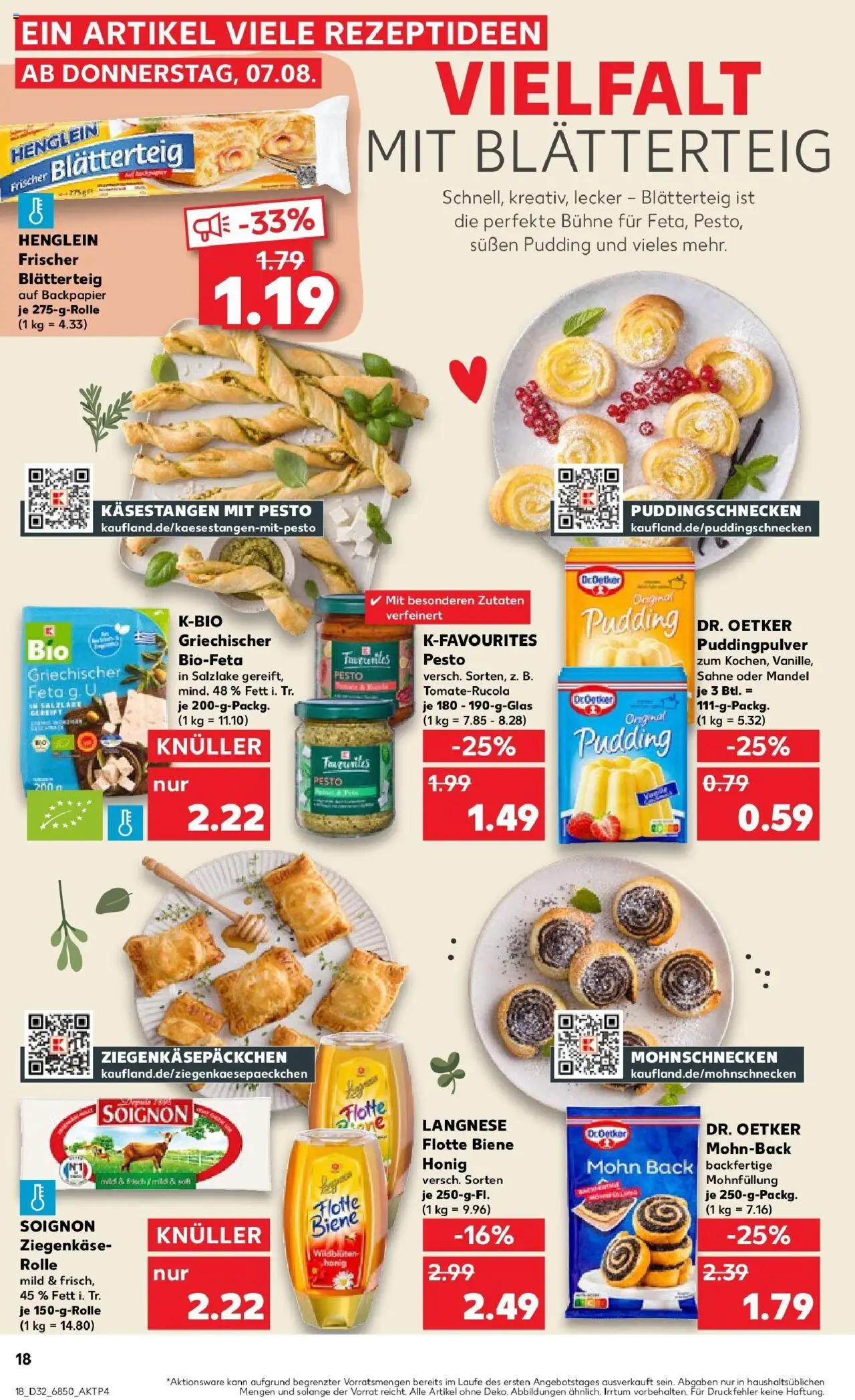 Kaufland prospekt Burghausen	 - gültig ab dem 10.08.2025 | Seite: 31 | Produkte: Langnese, Ziegenkäse, Pudding, Sahne
