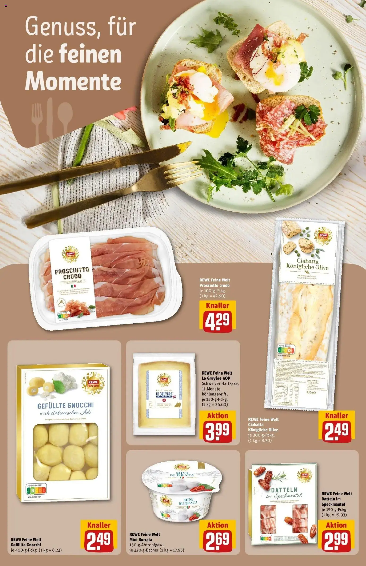 Rewe Prospekt Diez	 – gültig ab 15.03.2026 | Seite: 25 | Produkte: Burrata
