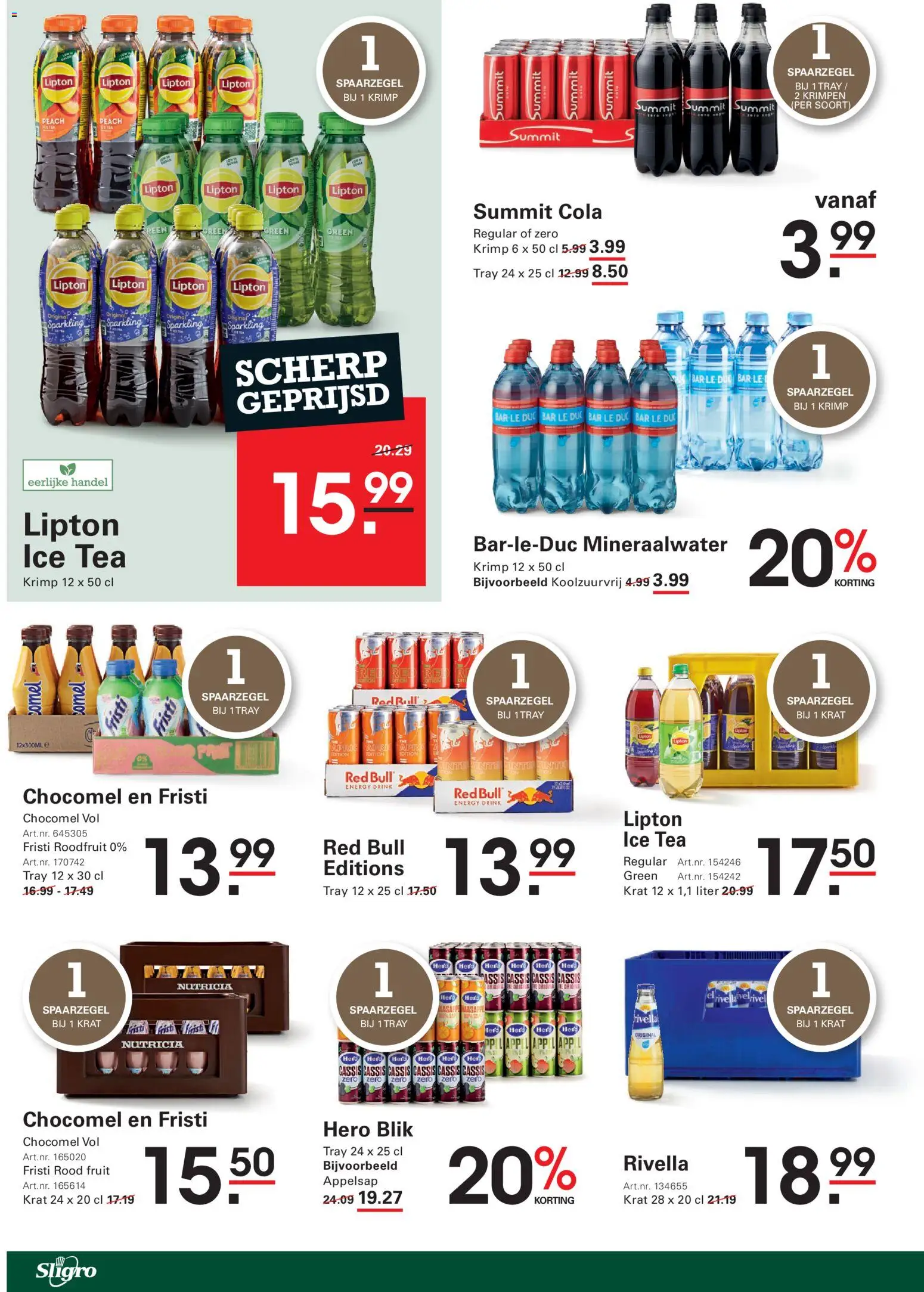 {H1} | Pagina: 18 | Producten: Cassis, Red Bull, Fruit, Mineraalwater