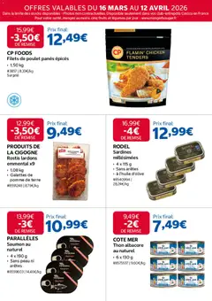 Costco - Prévisualisation de Costco catalogue valide à partir de 16.03.2026 | Page: 2 | Produits: Pomme, Lardons, Emmental, Thon