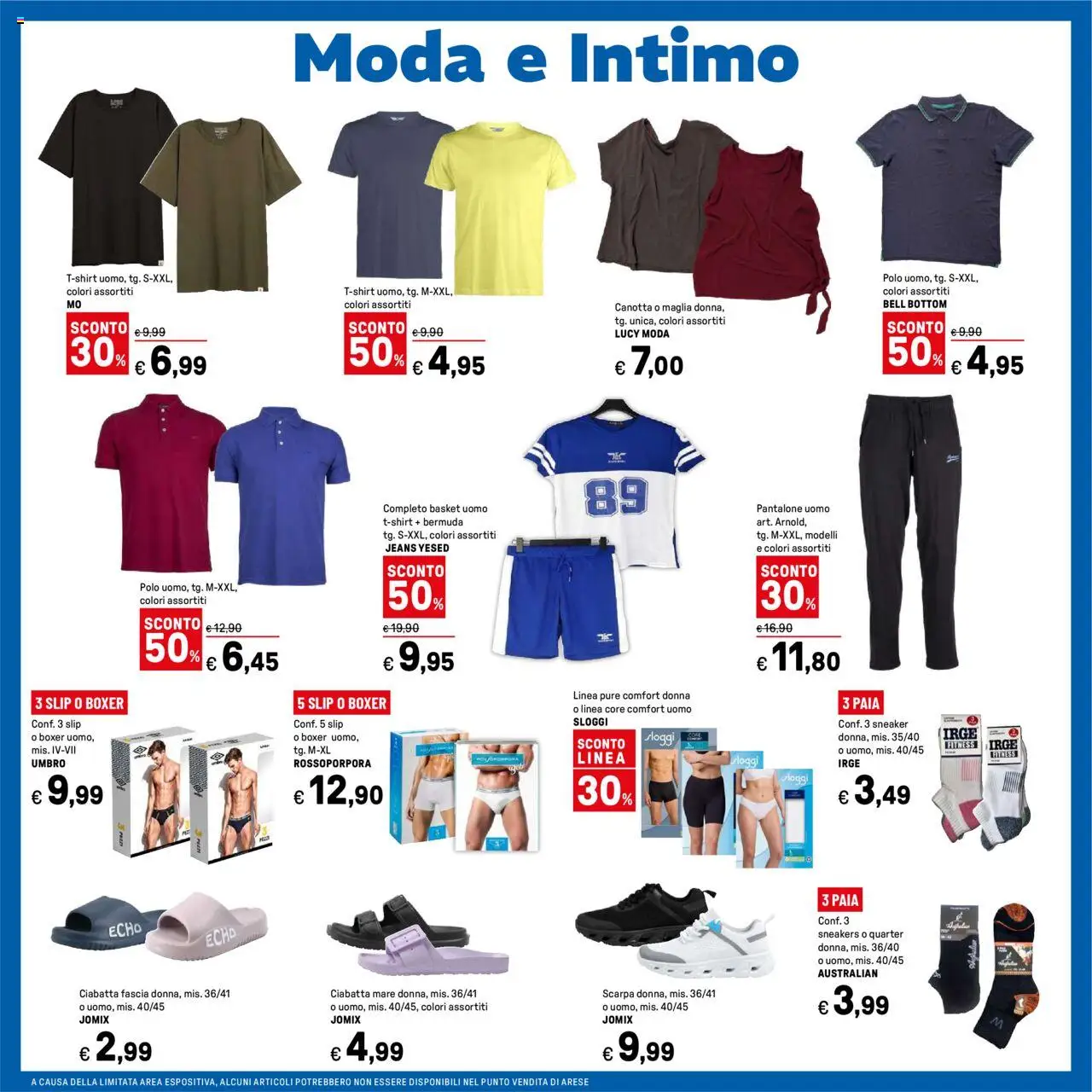 Volantino Iper del 01.08.2025 | Pagina: 39 | Prodotti: Canotta, Intimo, Jeans, Polo