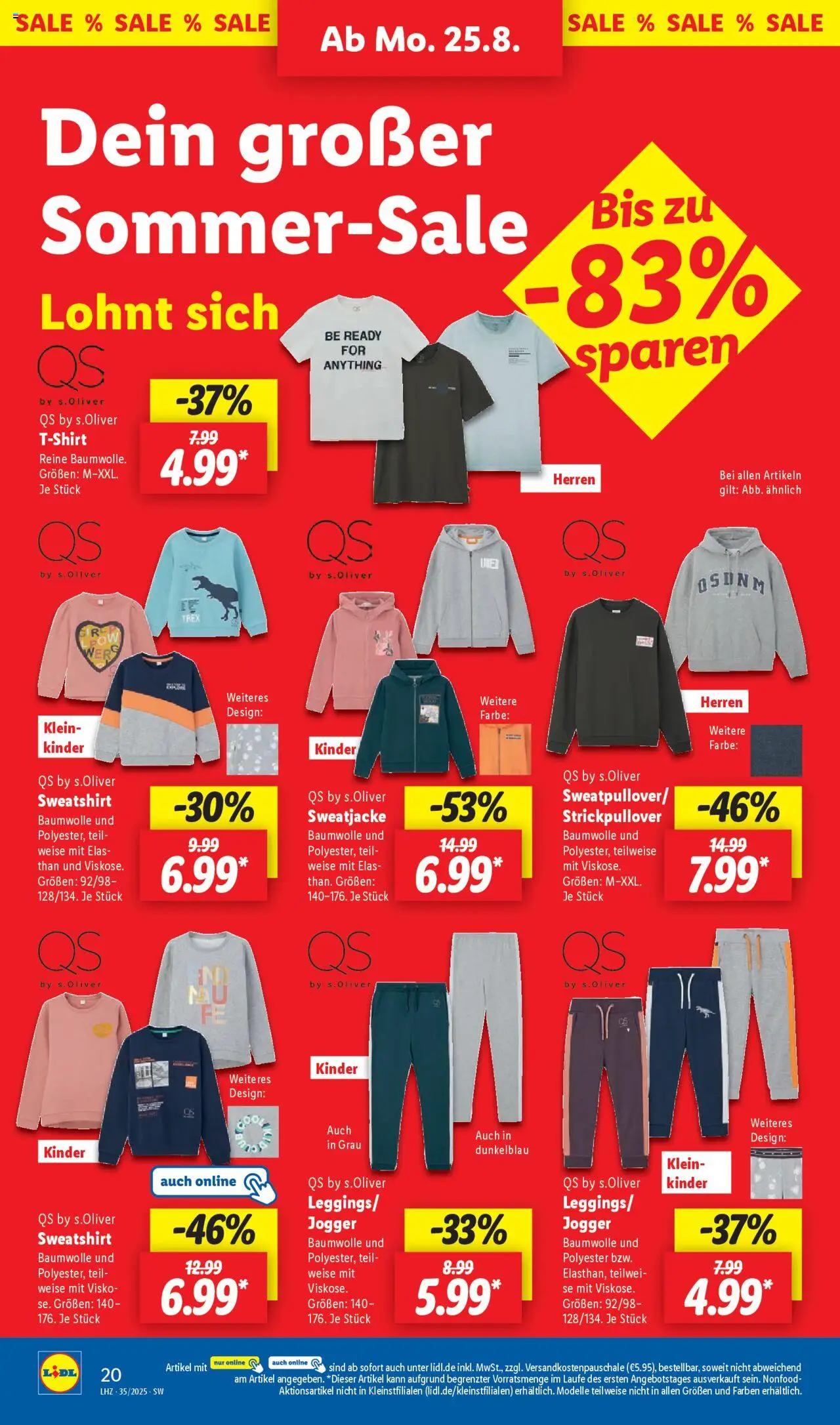 Lidl Prospekt Gundelsheim - gültig ab dem 25.08.2025 | Seite: 30 | Produkte: Sweatjacke, Sweatshirt