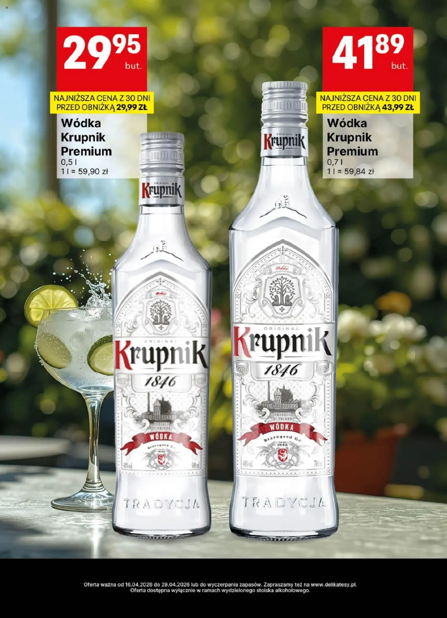 Delikatesy Centrum gazetka - DeliBarek od 16.04.2026 | Strona: 9 | Produkty: Wódka