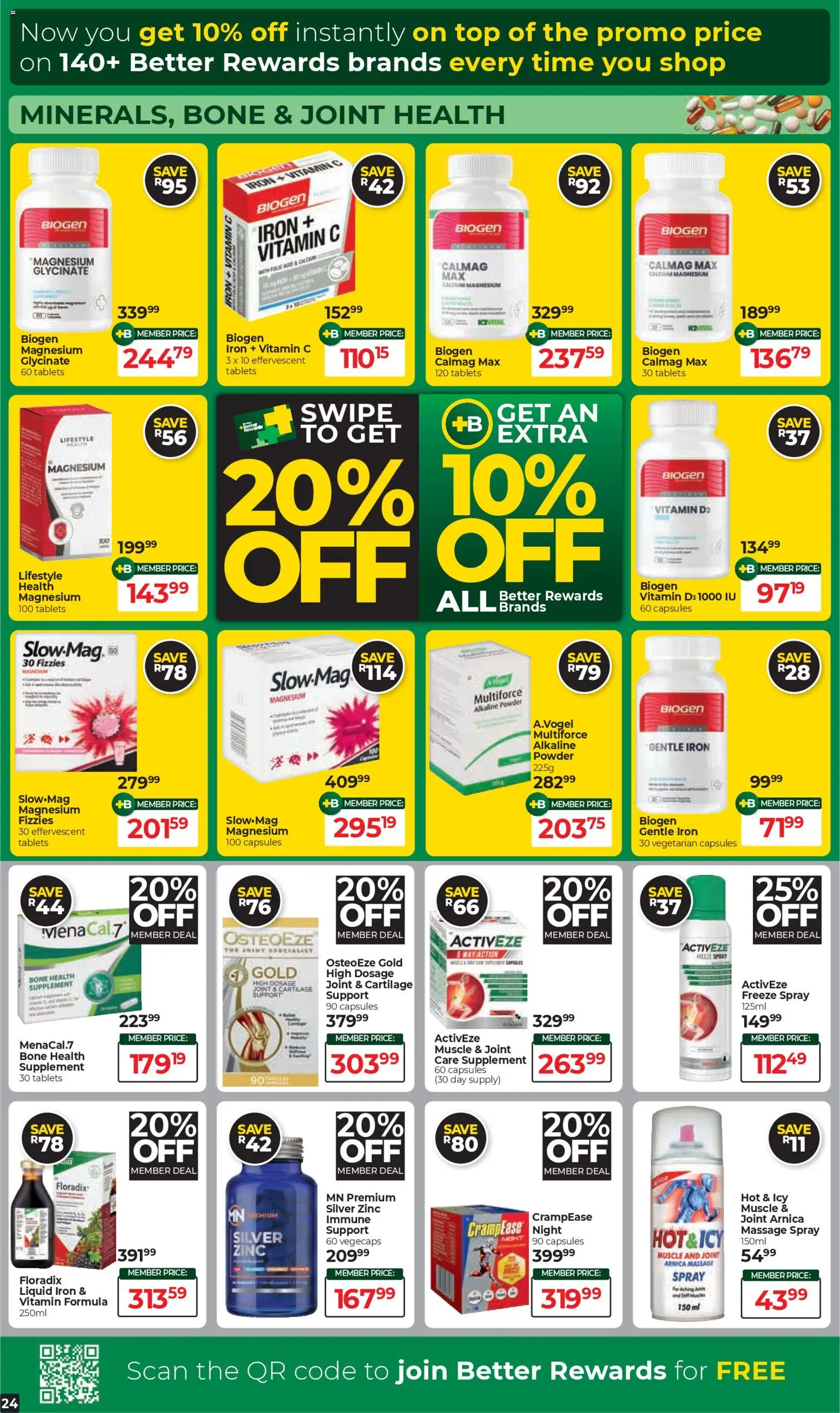 New Dis-Chem catalogue – valid from 18.11.2025 | Page: 24 | Products: Iron, Powder