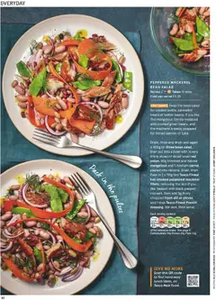 Preview of Tesco - Tesco Magazine February 2026 valid from 01.02.2026 | Page: 92 | Products: Salmon, Butter, Salad, Bowl