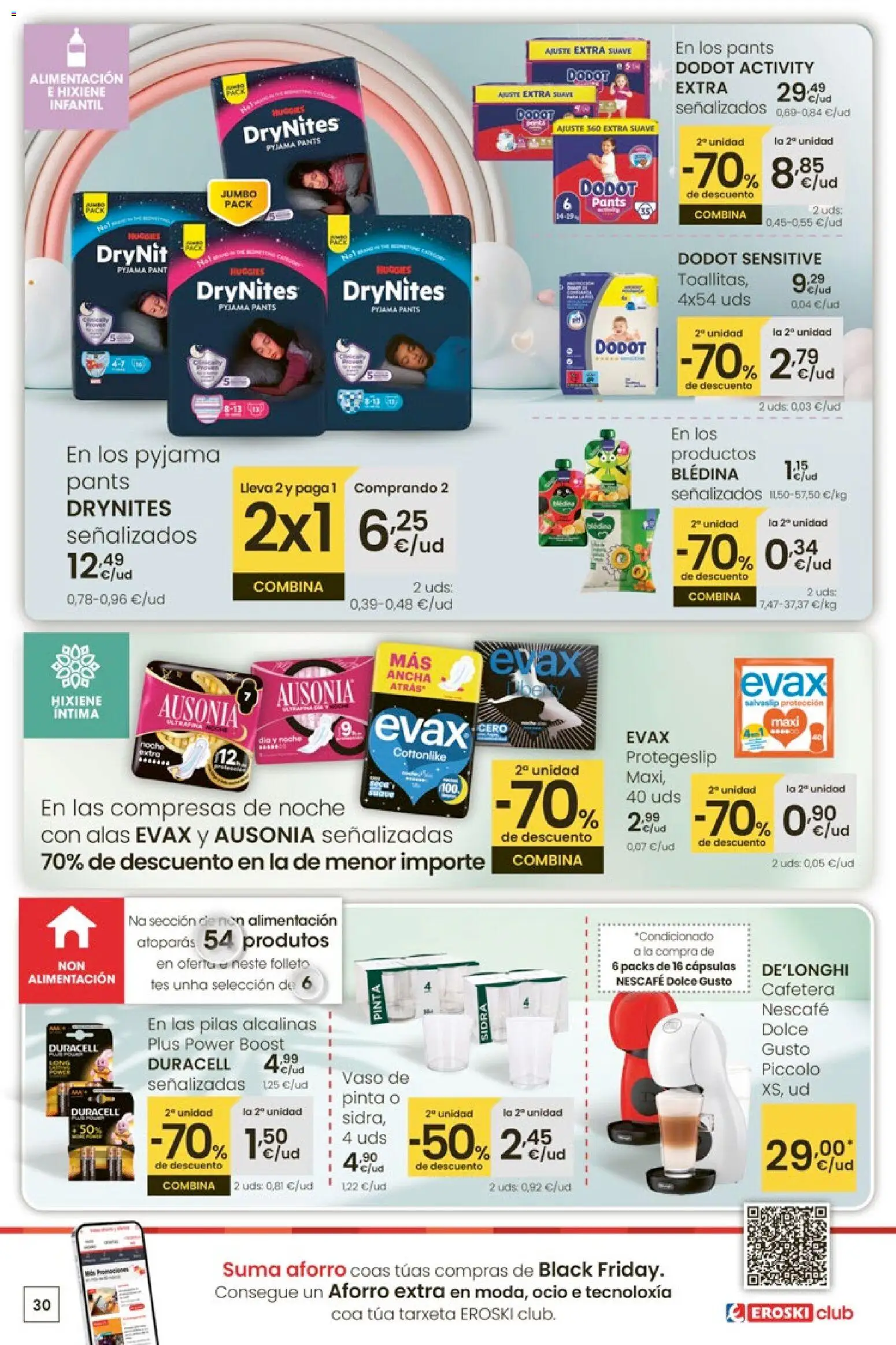 Eroski - Adiántate ao Nadal │ válido desde el 13.11.2025 | Página: 30 | Productos: Cafetera, Γλυφιτζούρι