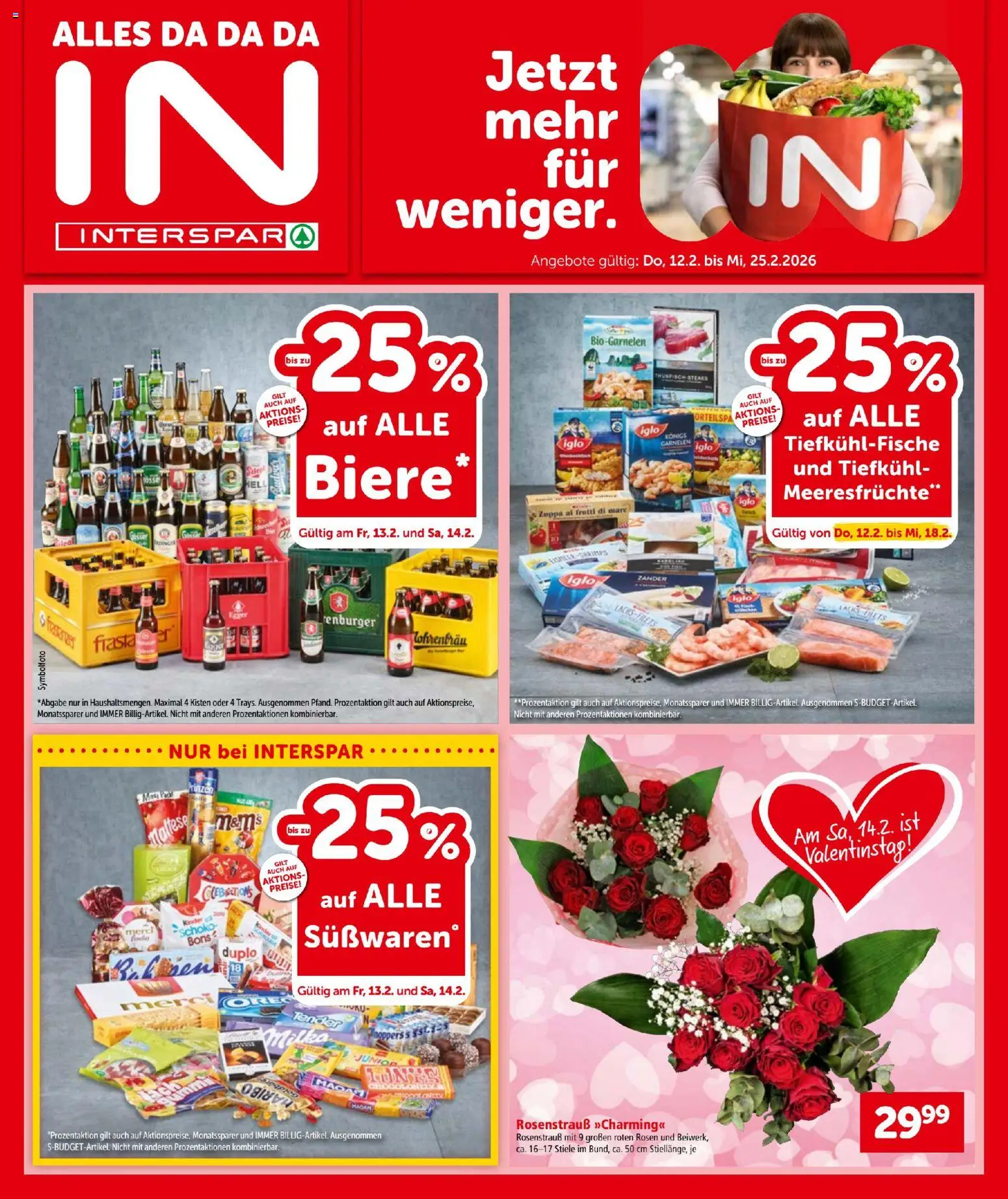 Interspar Flugblatt gültig ab 12.02.2026 | Seite: 1 | Produkte: Meeresfrüchte