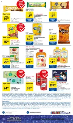 Sunar Ovocná kašička banán, jahoda, ovesné vločky, 120 g (100 g = 33,25 Kč) s Clubcard: (100 g = 20,75 Kč) od 17.09.2025 | Strana: 8 | Produkty: Felix, Felix fantastic, Sunar, Doritos