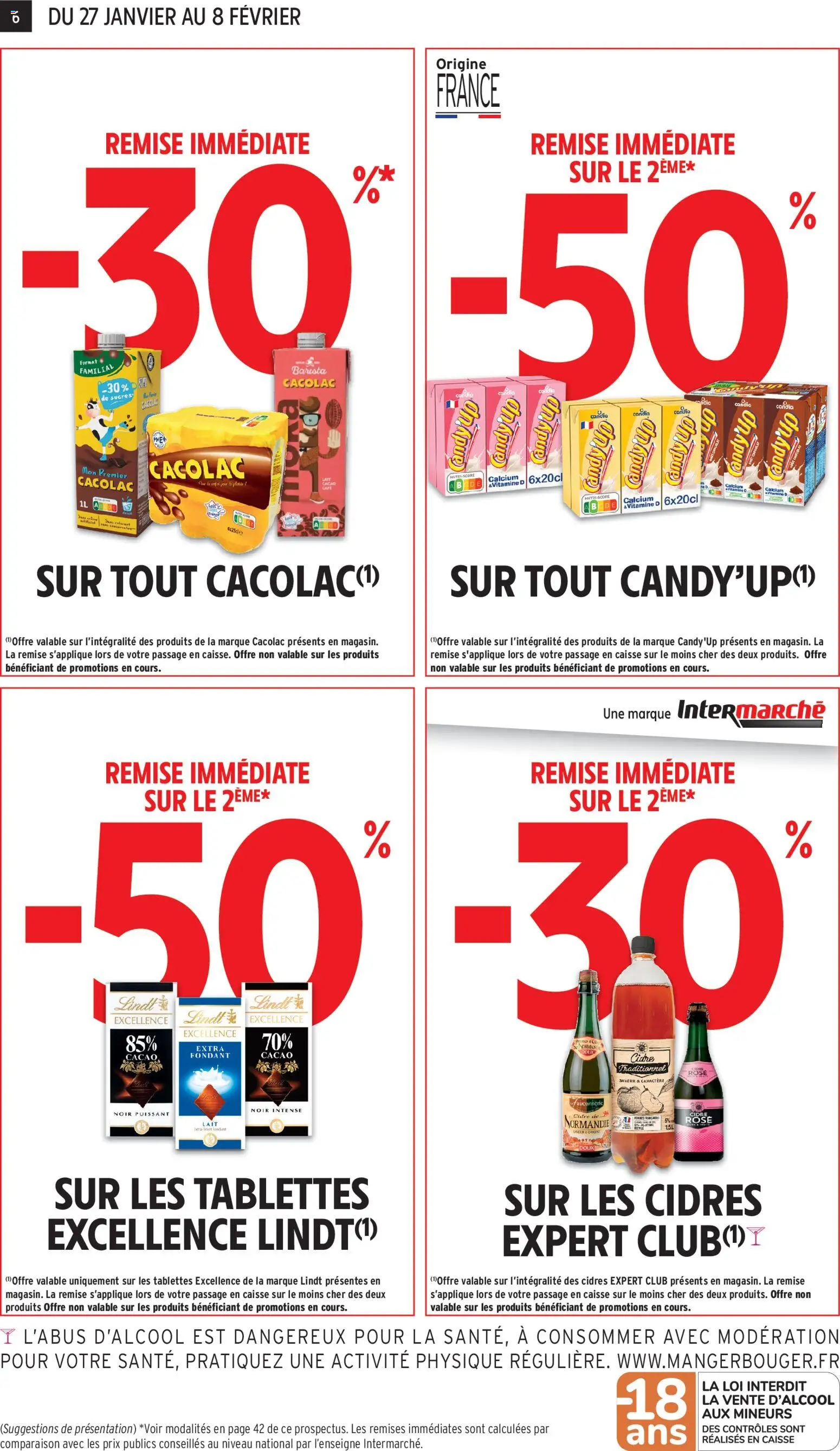 {H1} | Page: 6 | Produits: Cidre, Lait, Lindt