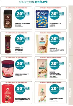 U Express - Prévisualisation de U Express - Ma sélection Carte U avril valide à partir de 07.04.2026 | Page: 7 | Produits: Flocons d’avoine, Pomme, Pomme de terre, Café soluble