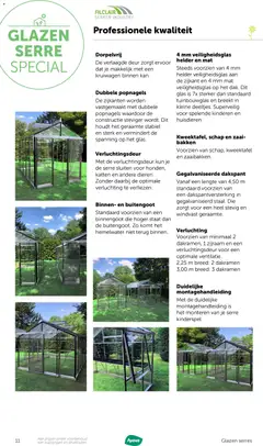 Aveve Glazen serre - Voorbeeld van een folder van Aveve, geldig van 19.03.2026 | Pagina: 11