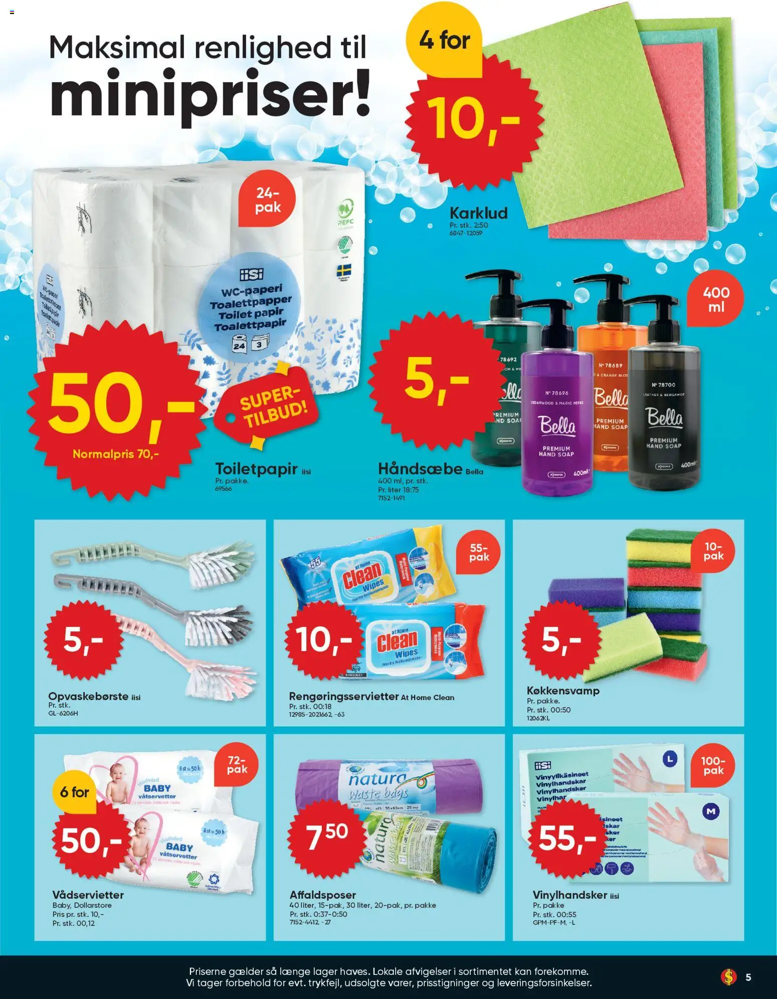 Bigdollar tilbudsavis – gyldig fra 24.10.2025 | Side: 5 | Produkter: Toilet