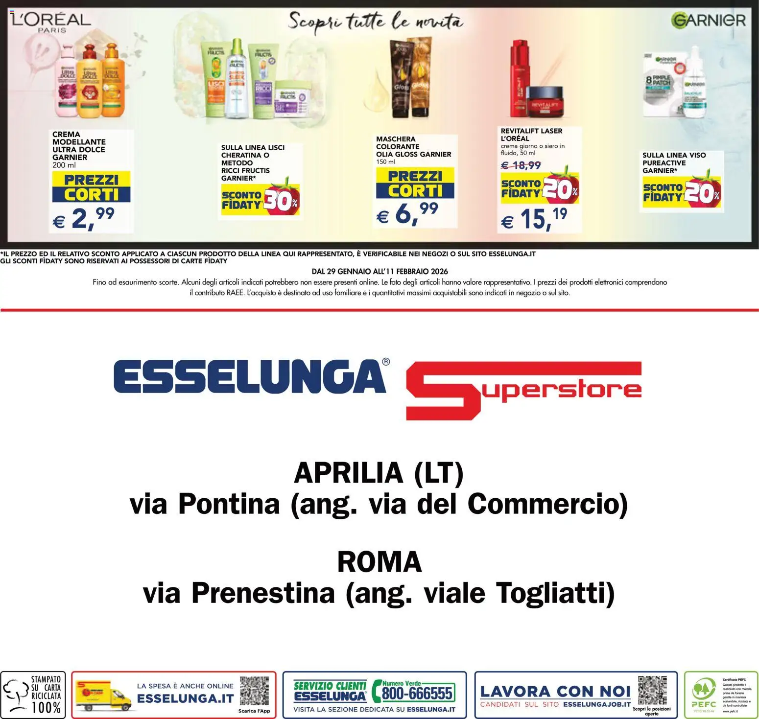 Volantino Esselunga S del 29.01.2026 | Pagina: 20 | Prodotti: Crema, Maschera