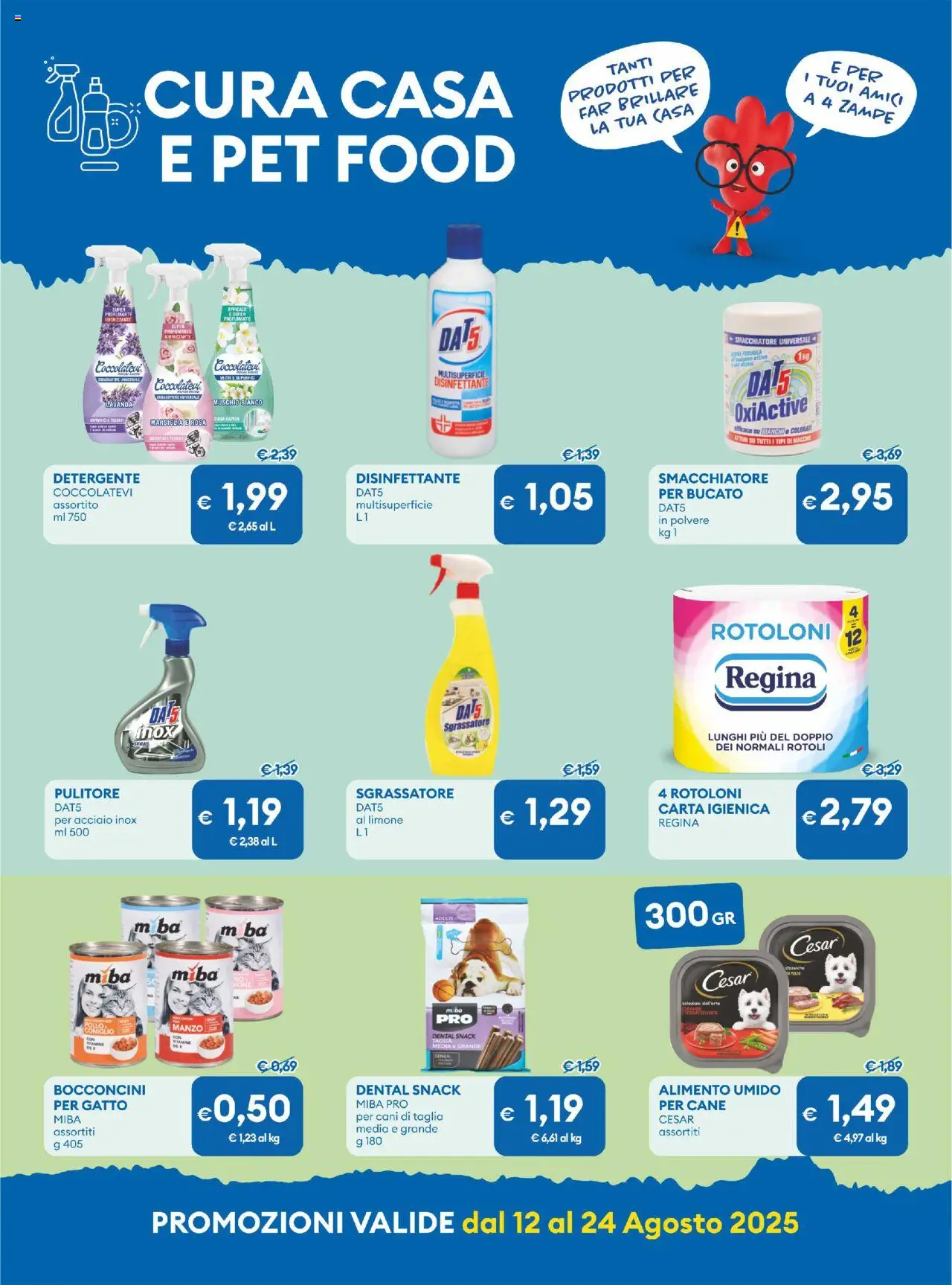 Volantino MD Discount del 12.08.2025 | Pagina: 24 | Prodotti: Carta igienica, Sgrassatore, Limone, Lavanda