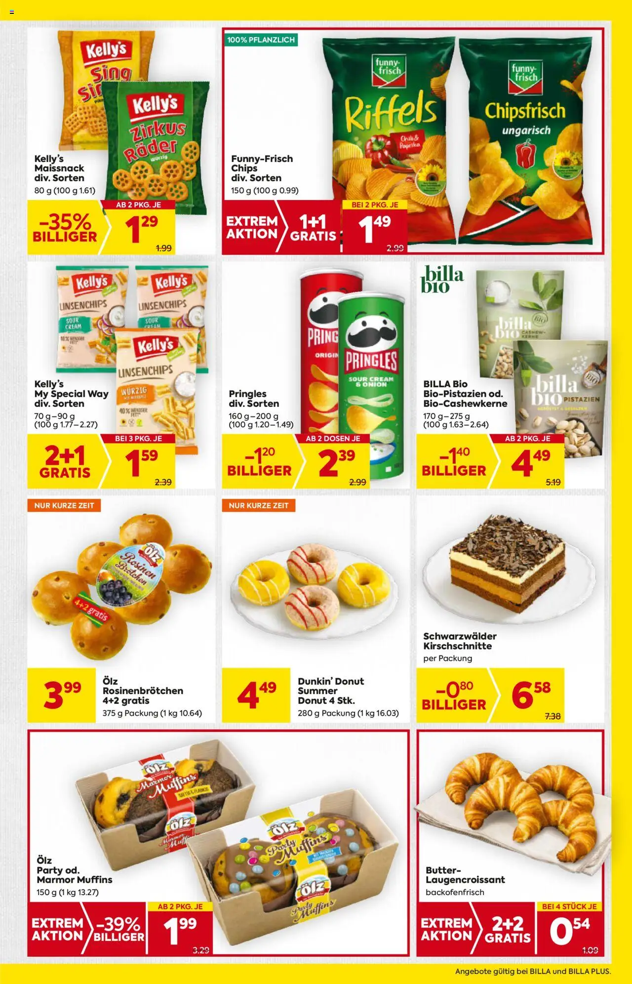 Billa AT akciós ujság - amely érvényes a következő dátumtól: 21.08.2025 | Oldal: 11 | Termékek: Chili, Chips, Pringles, Dió