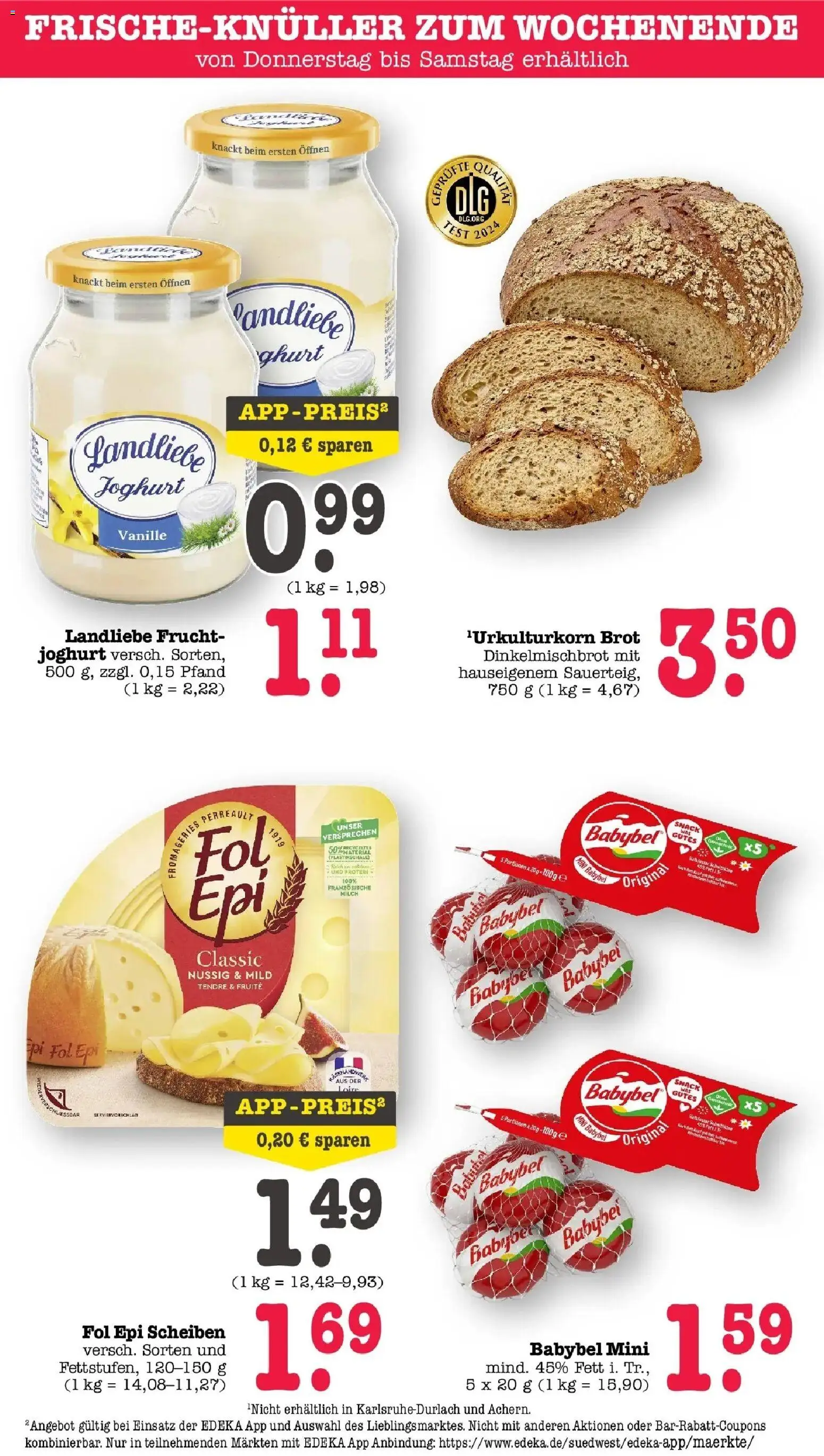 Edeka prospekt Offenbach	 – gültig ab 05.04.2026 | Seite: 67 | Produkte: Milch, Landliebe joghurt, Babybel, Brot